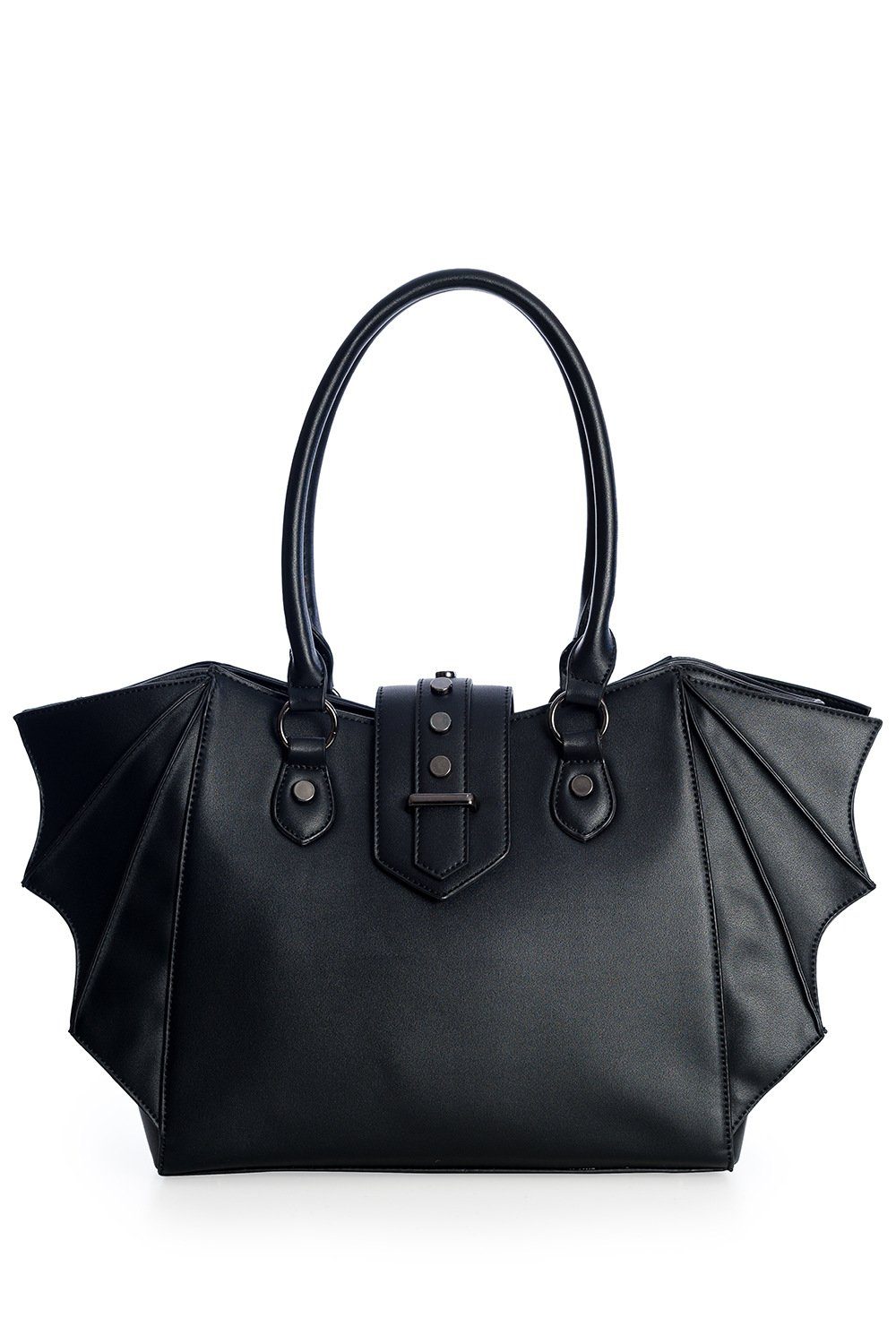 Banned Schultertasche Annabelle, Angenähte Fledermausflügel günstig online kaufen