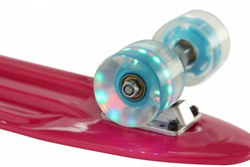 LeNoSa Skateboard Räder mit LED Lampen • Skateboard für Kinder-Jugendliche-Erwachsene • ABEC7 max. 85Kg