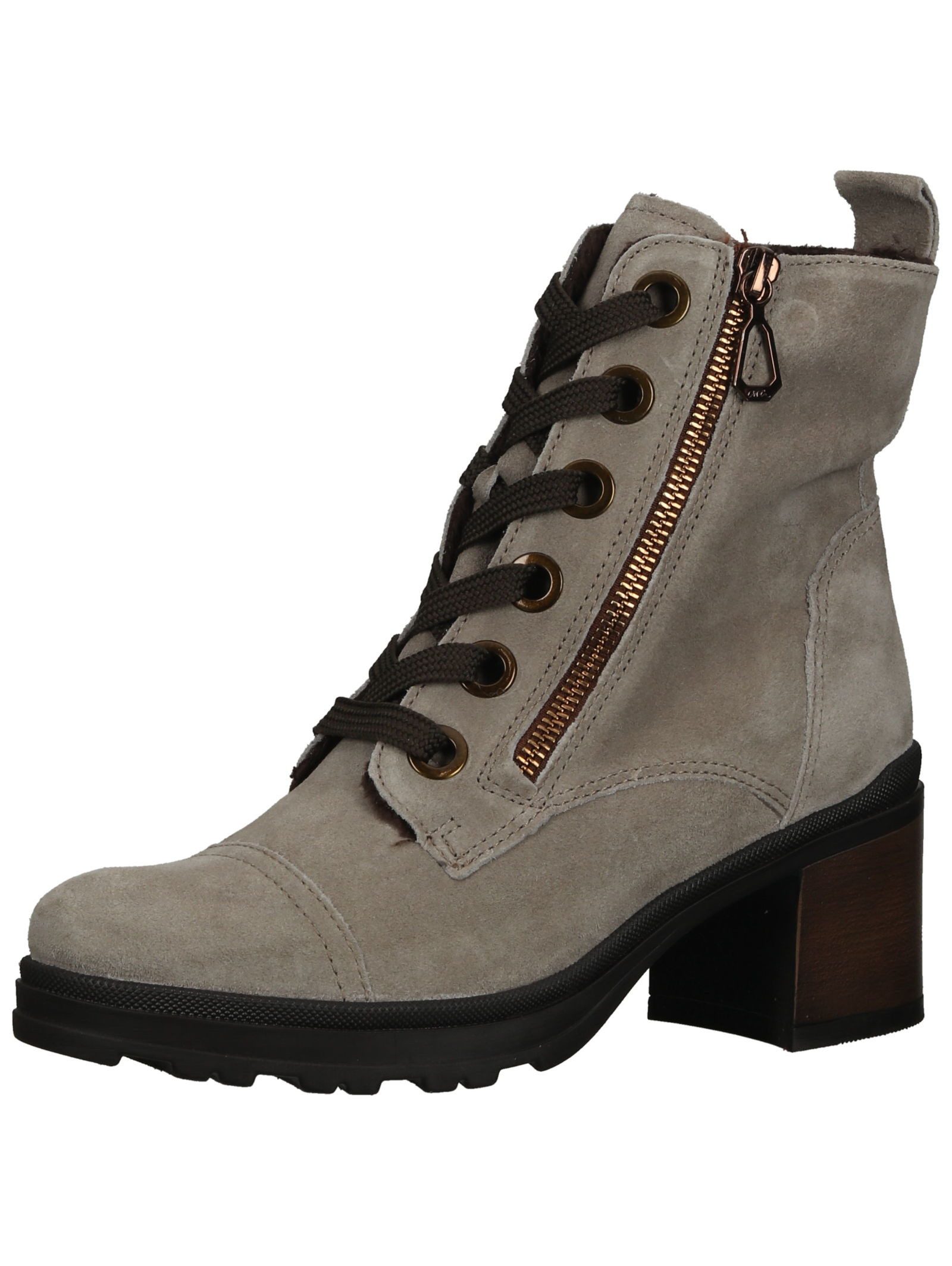 Ara Stiefelette Veloursleder Schnürstiefelette