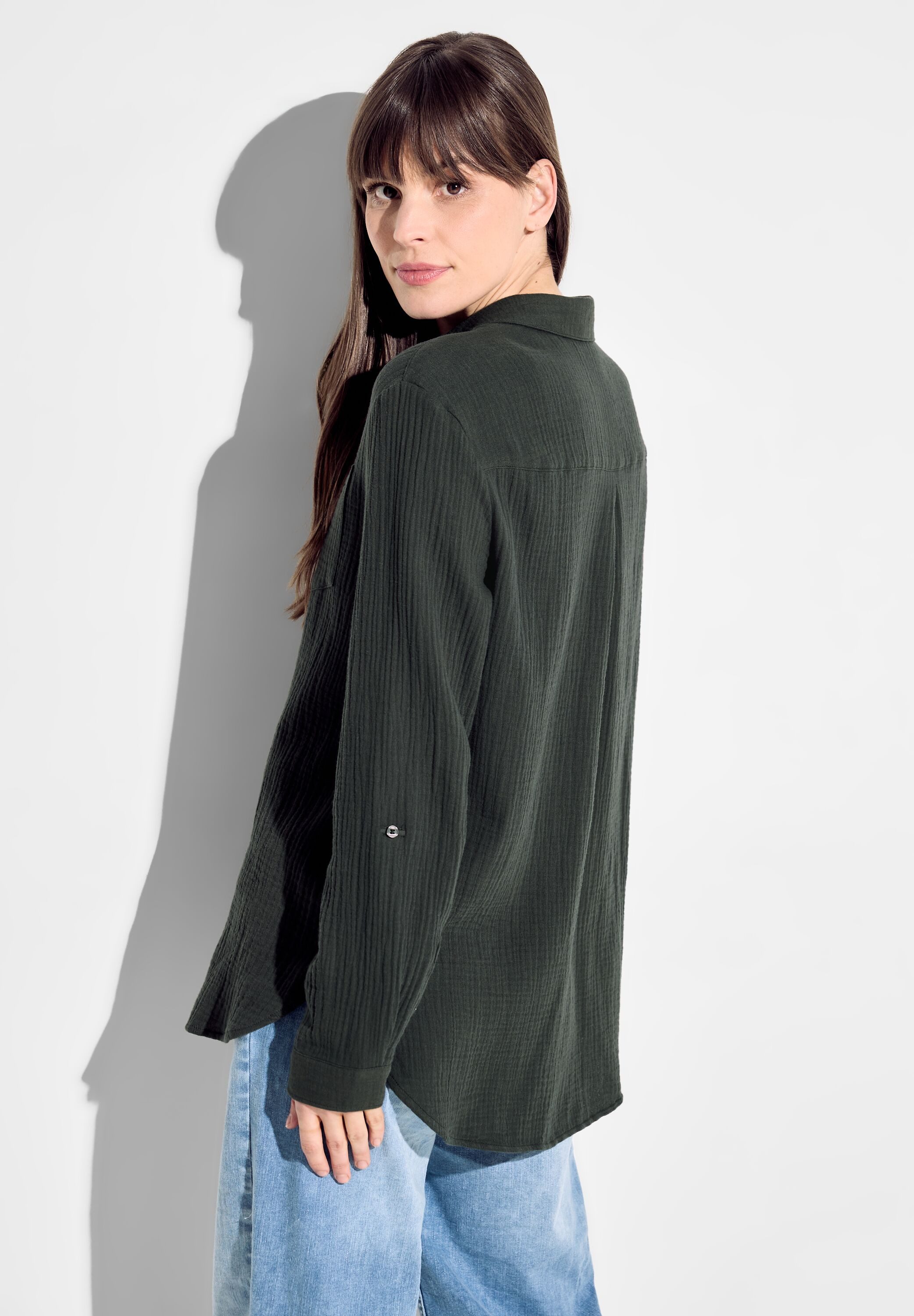 CECIL Klassische Bluse mit Brusttasche günstig online kaufen