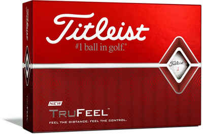 Titleist Golfball »Titleist TruFeel 2-Piece Golfbälle 12 Stück«, Schneller TruTouch Kern mit sehr niedriger Kompression