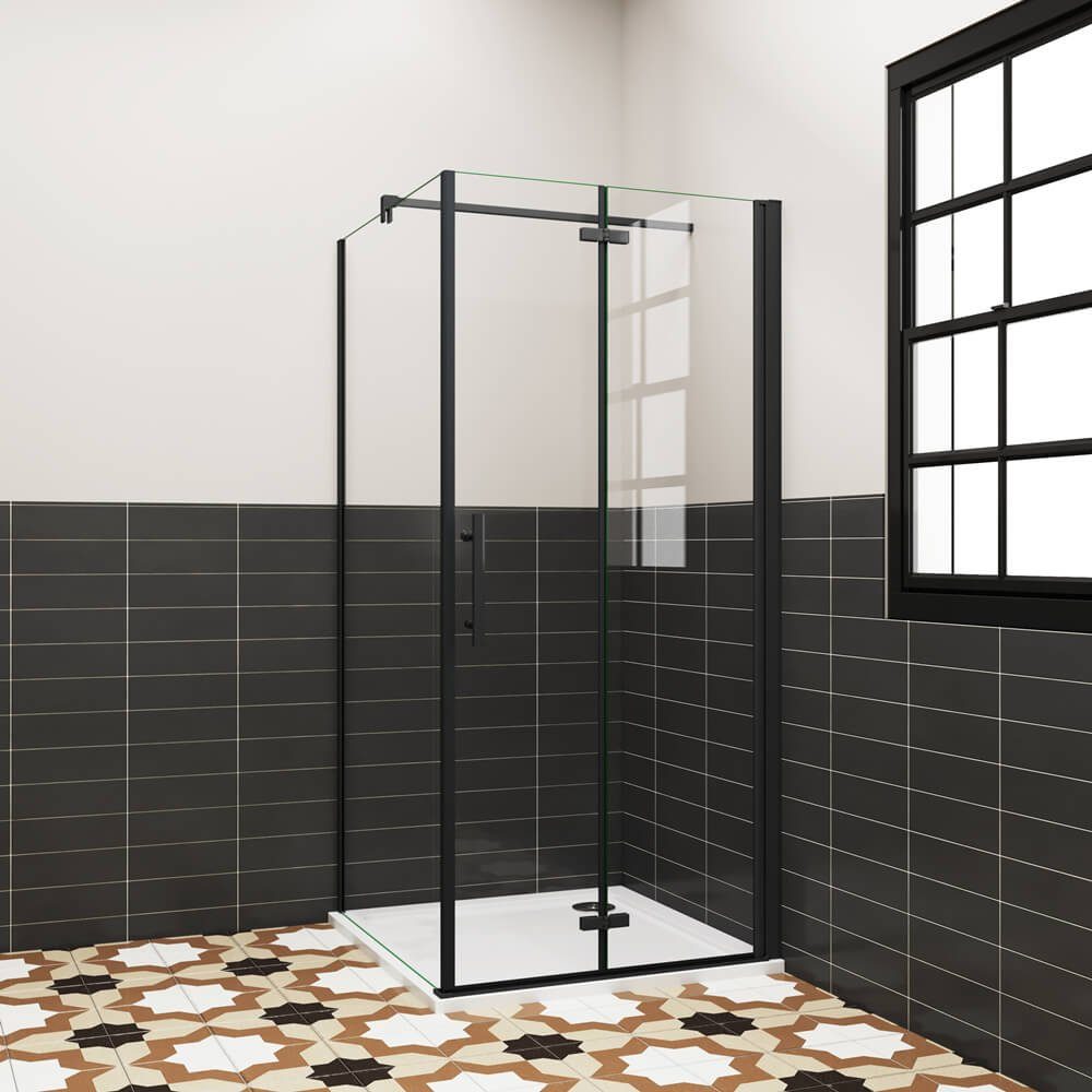 duschspa Eckdusche Duschkabine Duschabtrennung Falttür Scharniertür Nano Gl günstig online kaufen