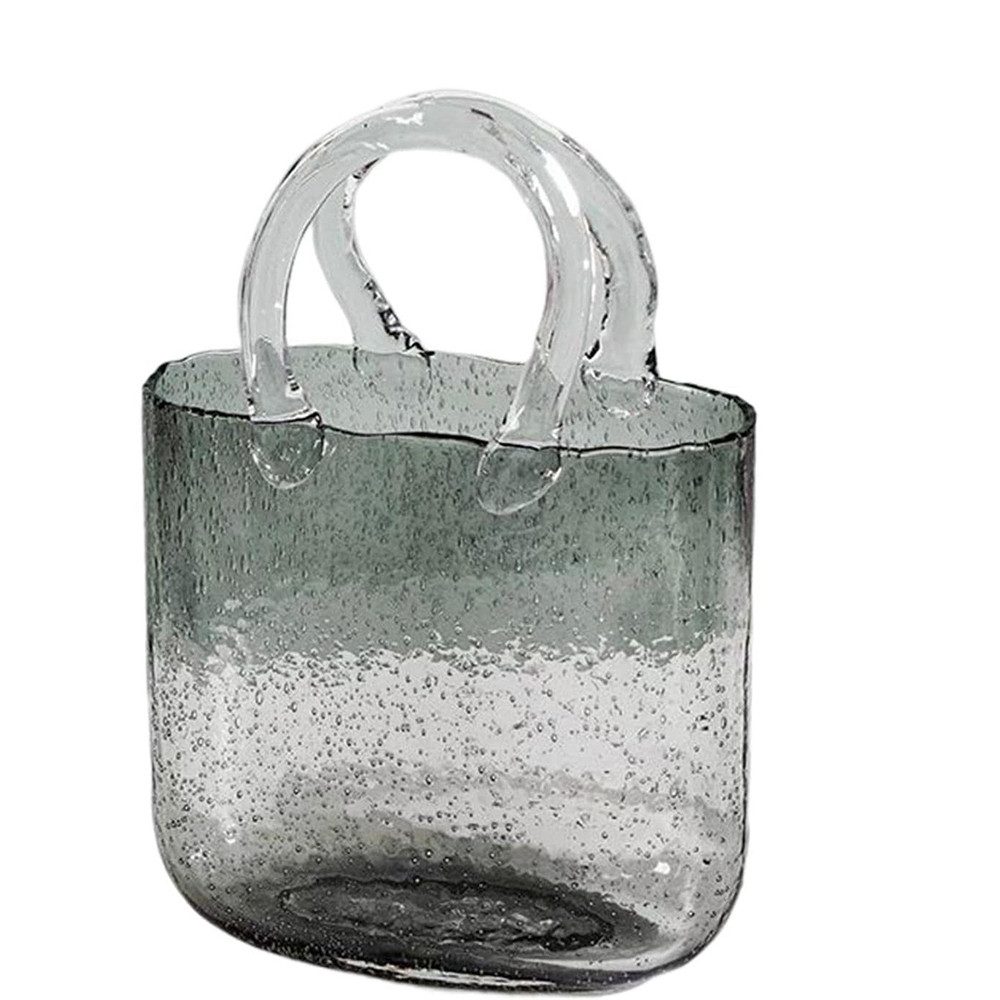 FELIXLEO Dekovase Glas Blumenvase Glasvasen Weihnachtsdeko Kreative Dekorative (1 St)