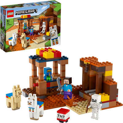 LEGO® Konstruktionsspielsteine »Der Handelsplatz (21167), LEGO® Minecraft™«, (201 St), Made in Europe