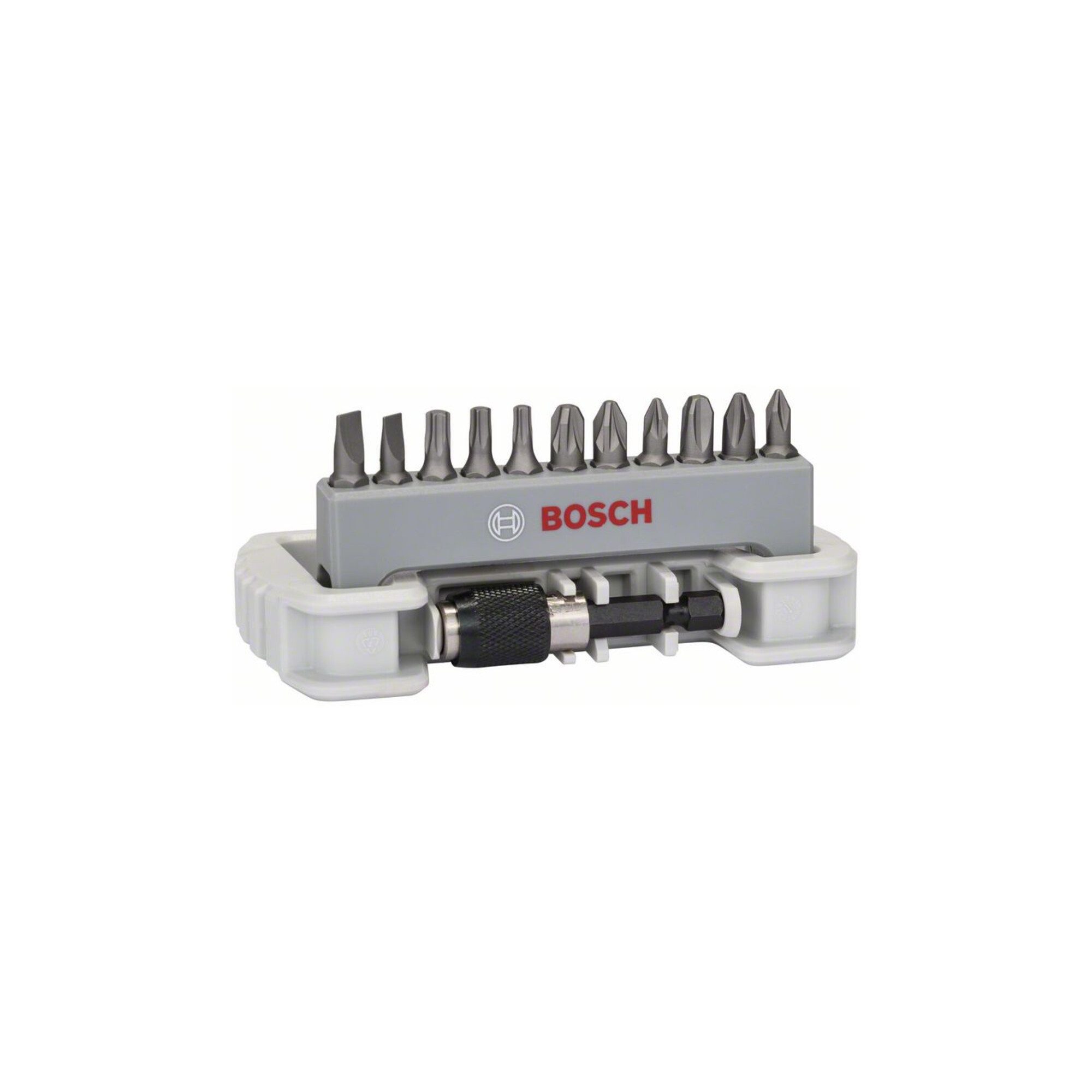 Bosch Professional Bit-Set Bosch Schrauberbit-Set Extra-Hart 11-teilig PH PZ T, S 25 mm Bithalter