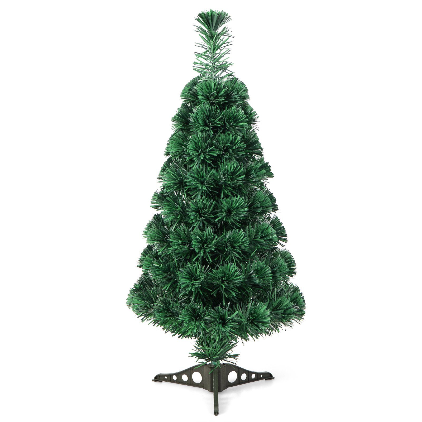 Nadeln, 85 COSTWAY Künstlicher PVC Glasfaser-Farbwechsler Weihnachtsbaum,