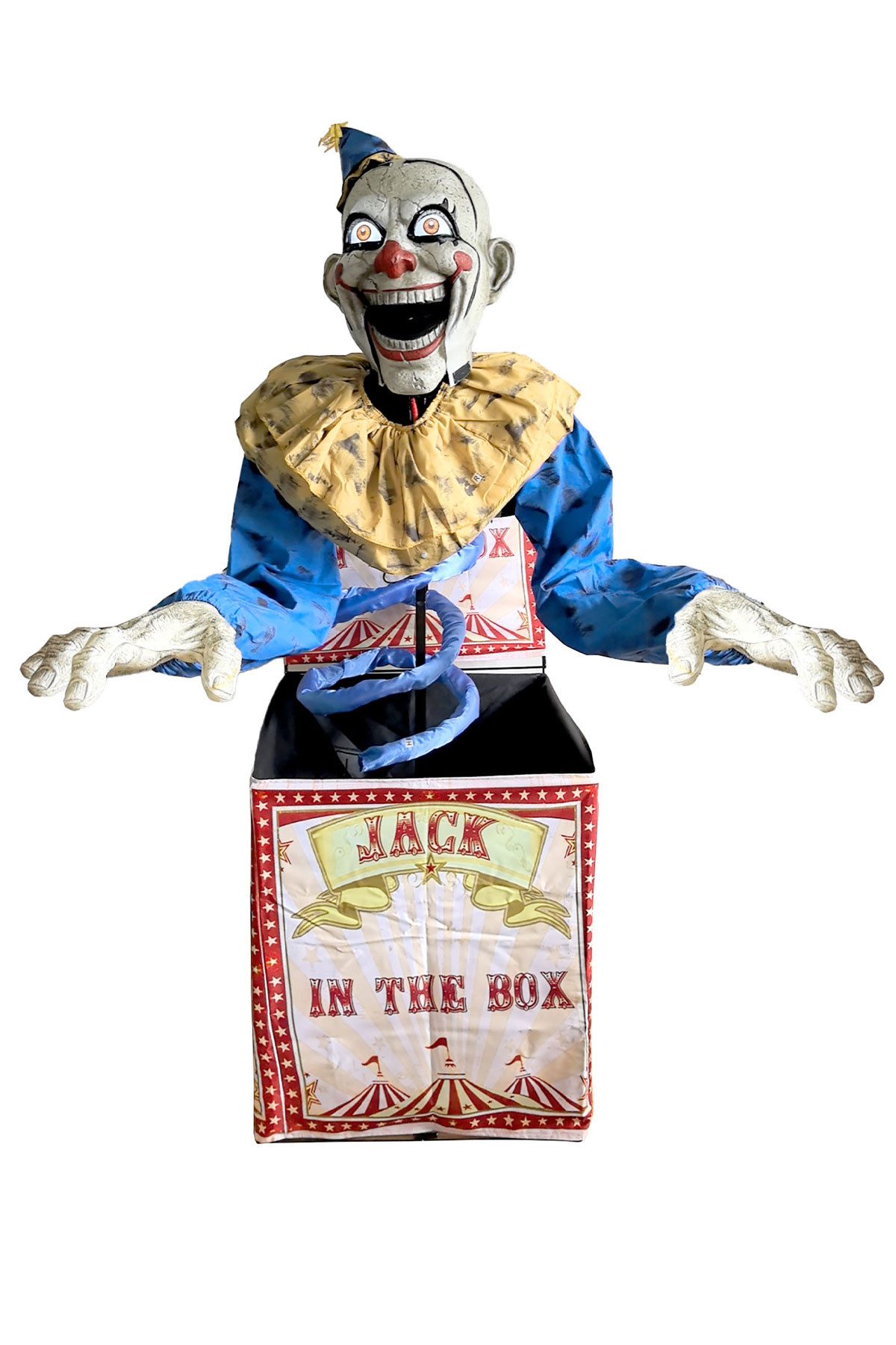 Funny Fashion Dekoobjekt 'Jack in the box' Clown - Animiert, 180 cm - Hall
