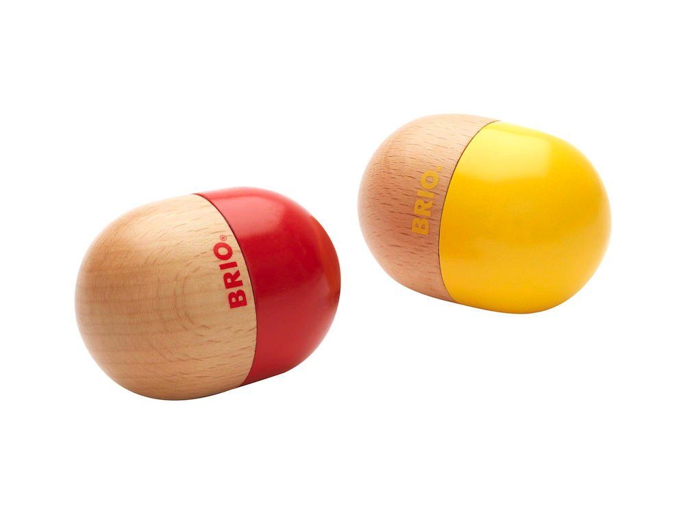 BRIO® Spielzeug-Musikinstrument Brio Babywelt Holz Musikinstrument Rasselei Set 2 Teile 30180