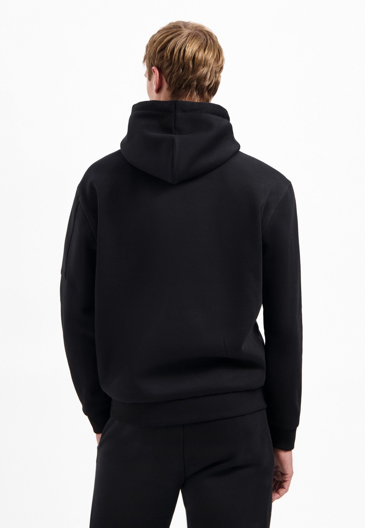 NO EXCESS Hoodie No Excess Kapuzenpullover Sweater Hooded Brushed