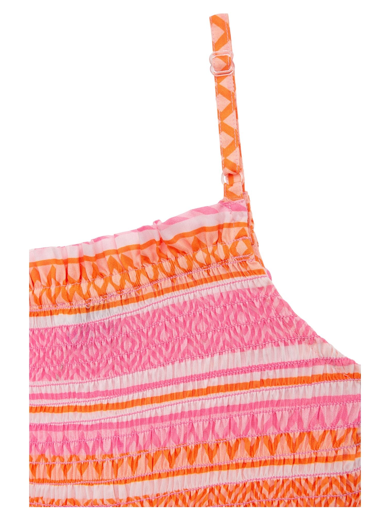 DANAMADE Sommerkleid DLUNA (1-tlg) Sommerliches Mädchenkleid mit trendigem Ethno-Muster