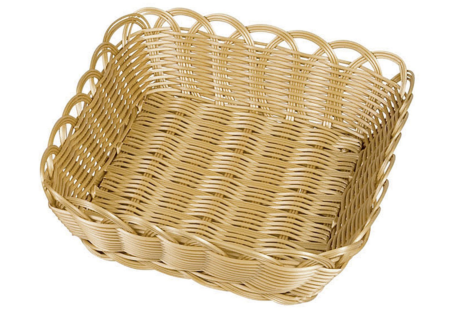 Kesper Brotkorb KESPER Brotkorb Kunststoff, eckig, 29x29x9cm, Kunststoff