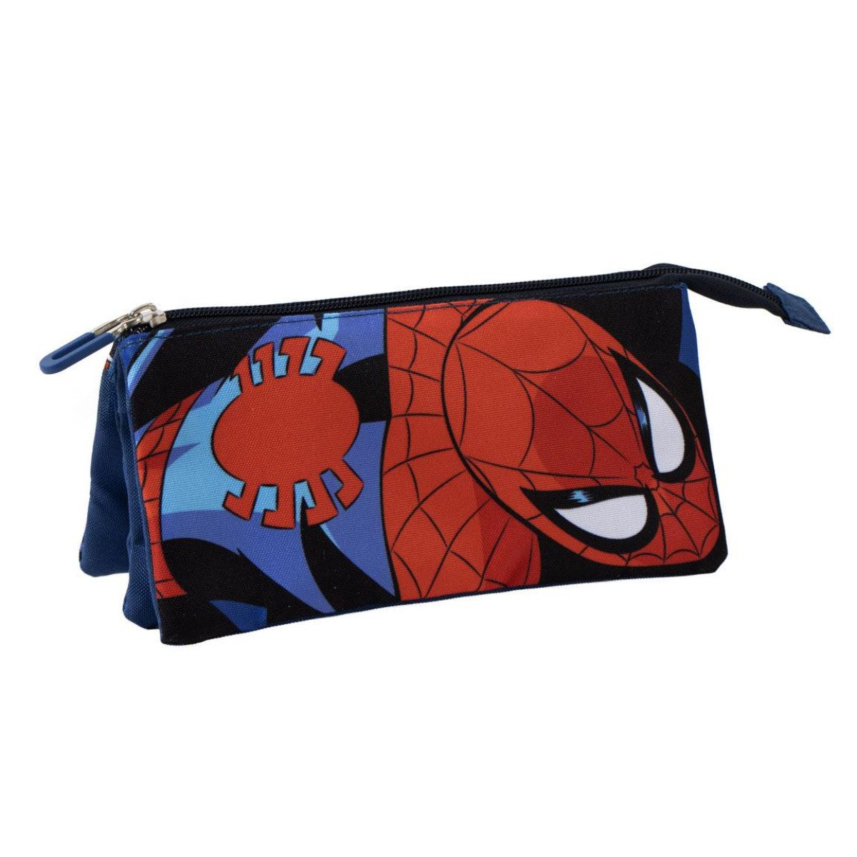 MARVEL Federmäppchen Spiderman Schulmäppchen Stifteetui für Schule Hausaufgaben und Schule, (Packung)
