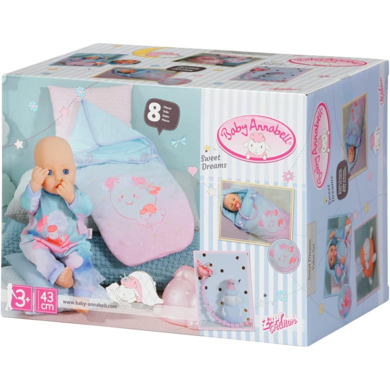 Zapf Creation® Puppen Accessoires-Set 703717 Baby Annabell Sweet Dreams Val günstig online kaufen