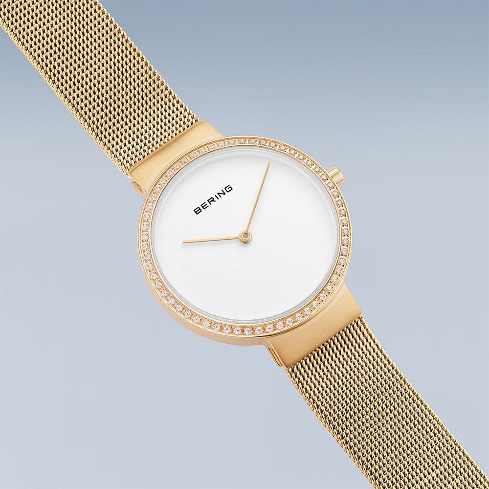 Bering Quarzuhr Bering Classic gold poliert/gebürstet 14531-330 14531-330, Hochwertiges Produkt mit zeitlosem Design, sorgfältiger Verarbeitung