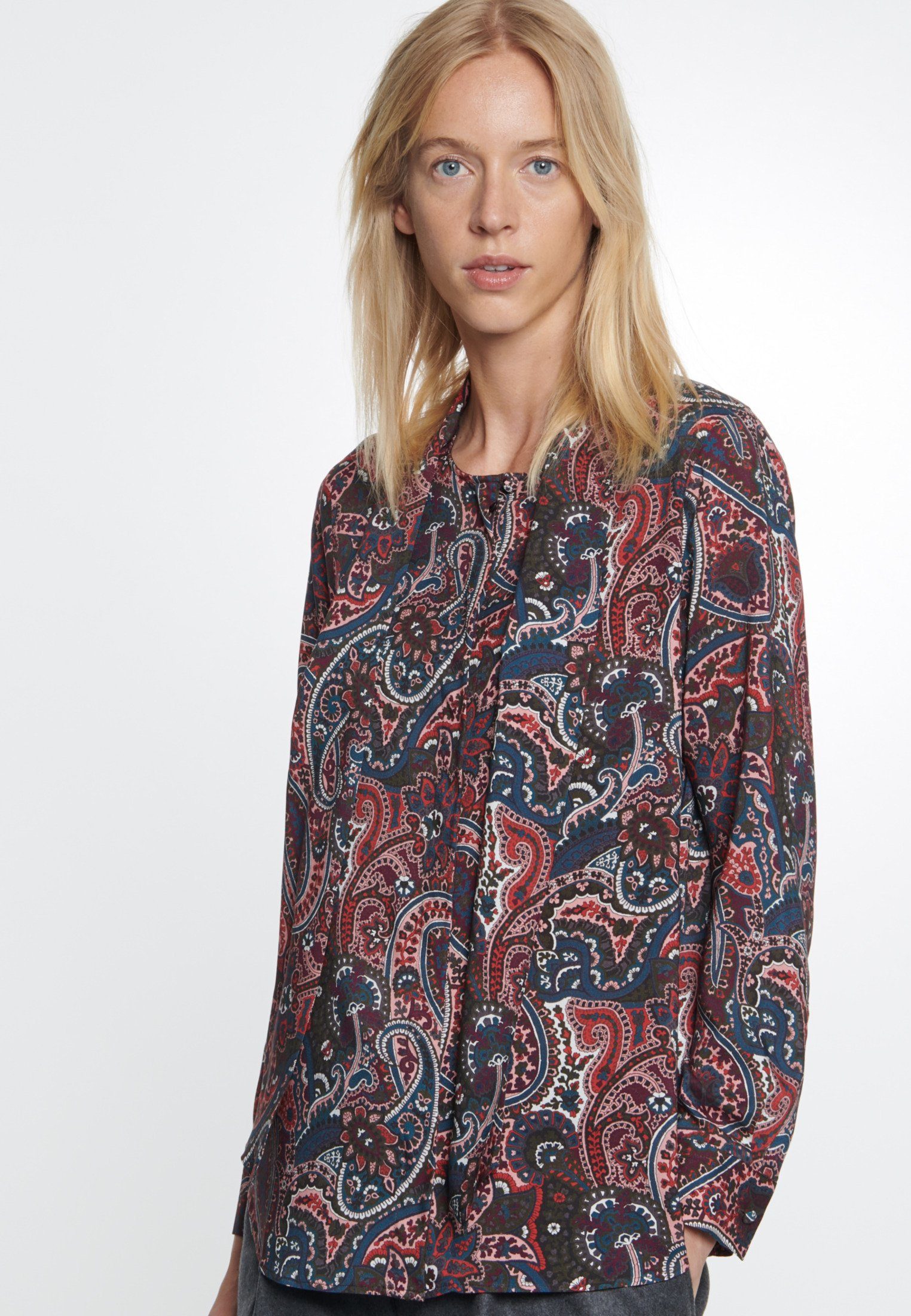 Rote Schluppenbluse Online Kaufen Bluse Mit Schleife Otto