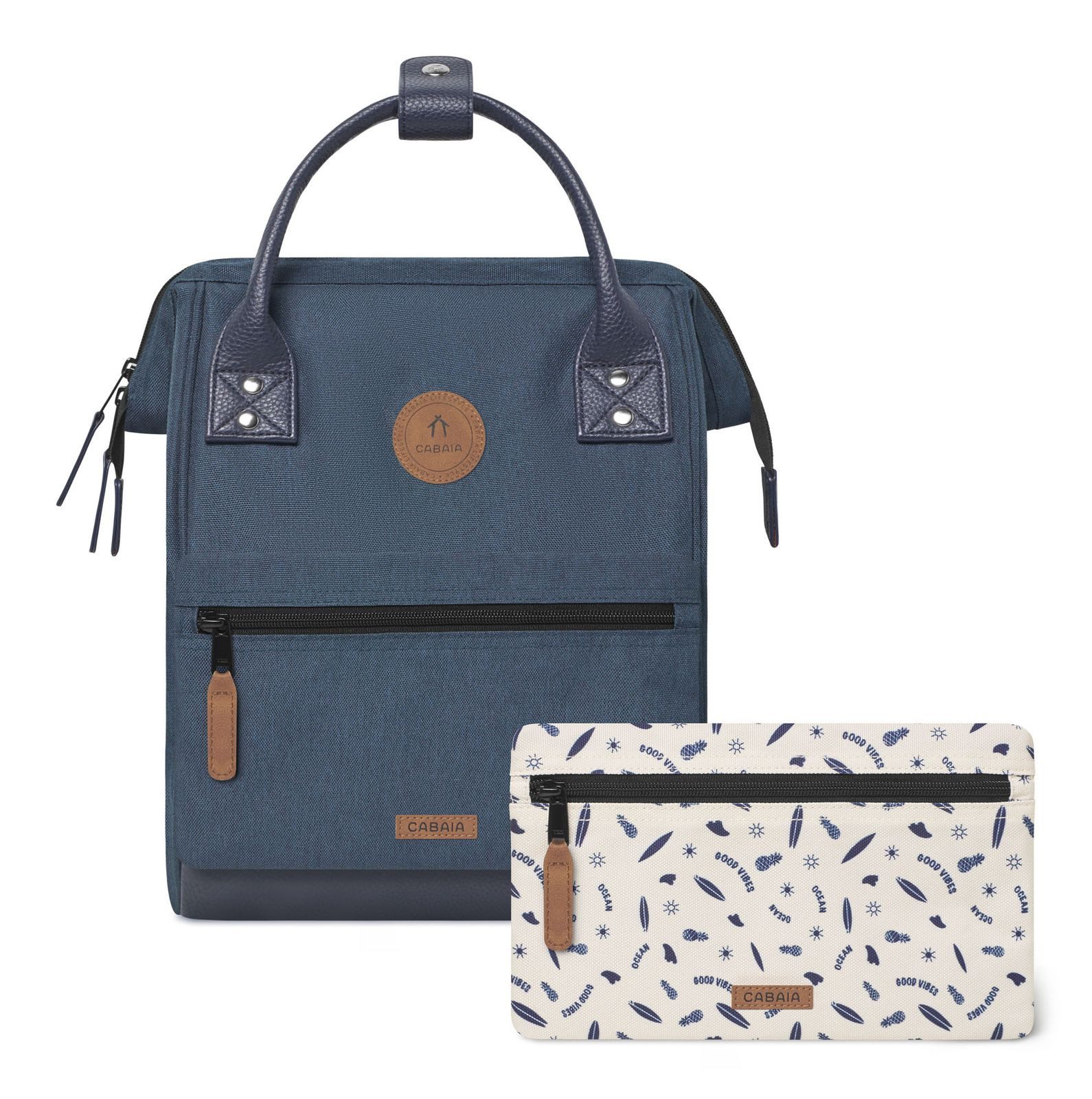 CABAIA Rucksack Melanged Backpack (Set, 3-tlg) günstig online kaufen