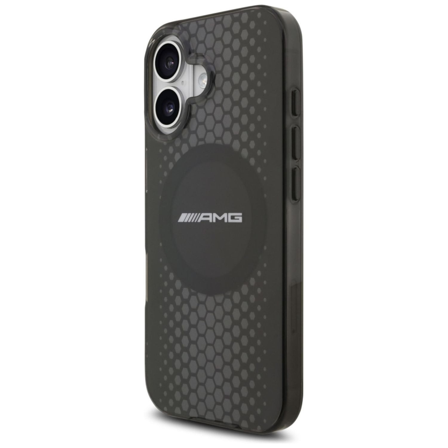 Mercedes Smartphone-Hülle AMG Apple Double Layer Transparent Graphics MagSafe iPhone 17 Schwarz