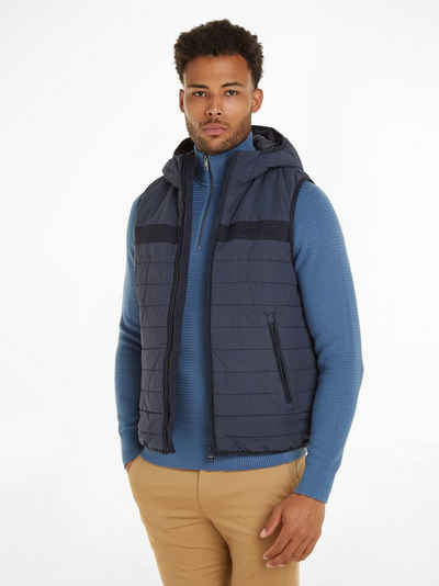 Tommy Hilfiger Steppweste GMD HOODED PADDED VEST im hochgeschlossenen Design