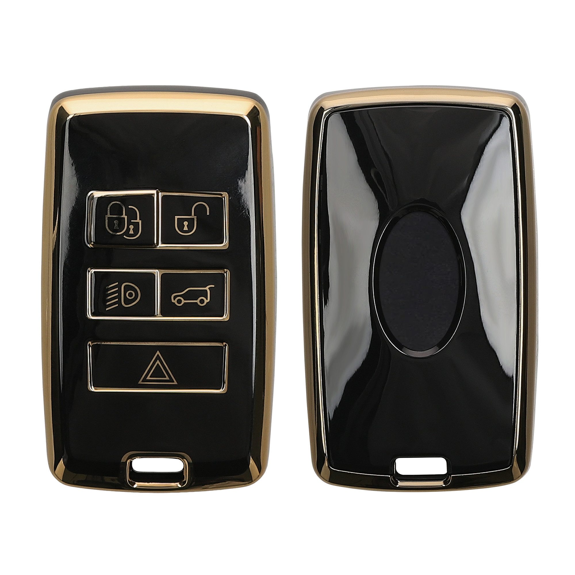 kwmobile Schlüsseltasche Autoschlüssel Hülle für Jaguar (1-tlg), Schlüsselhülle Silikon Cover