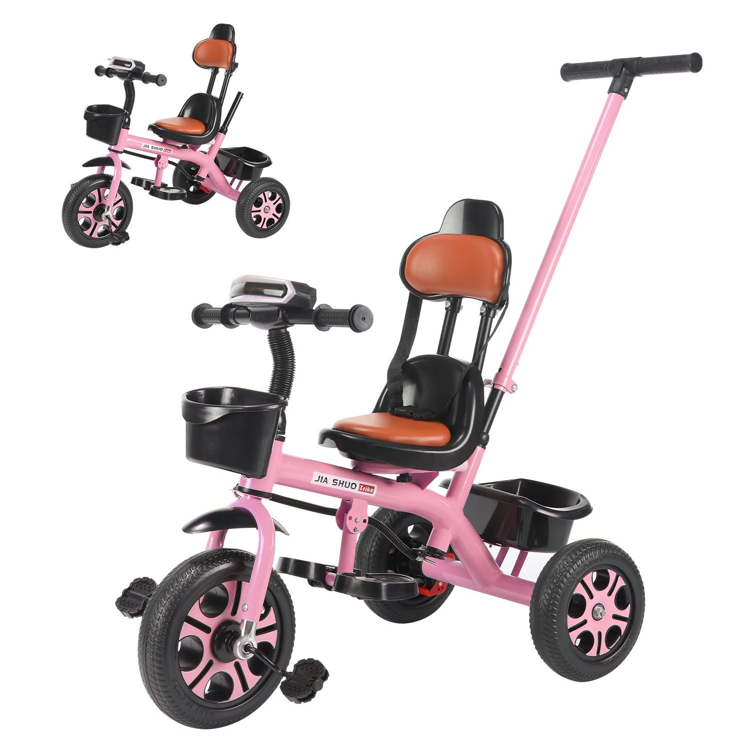 oyajia Dreirad Lauflernrad, Kinderlaufrad, Dreirad/Laufrad, Balance Bike, Höhenverstellbare, von 2-5 Jahren, bis 50kg