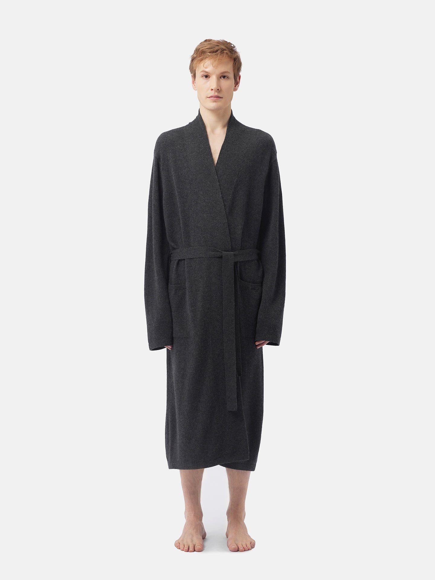 GOBI Cashmere Badeanzug Herren-Morgenmantel aus Kaschmir günstig online kaufen