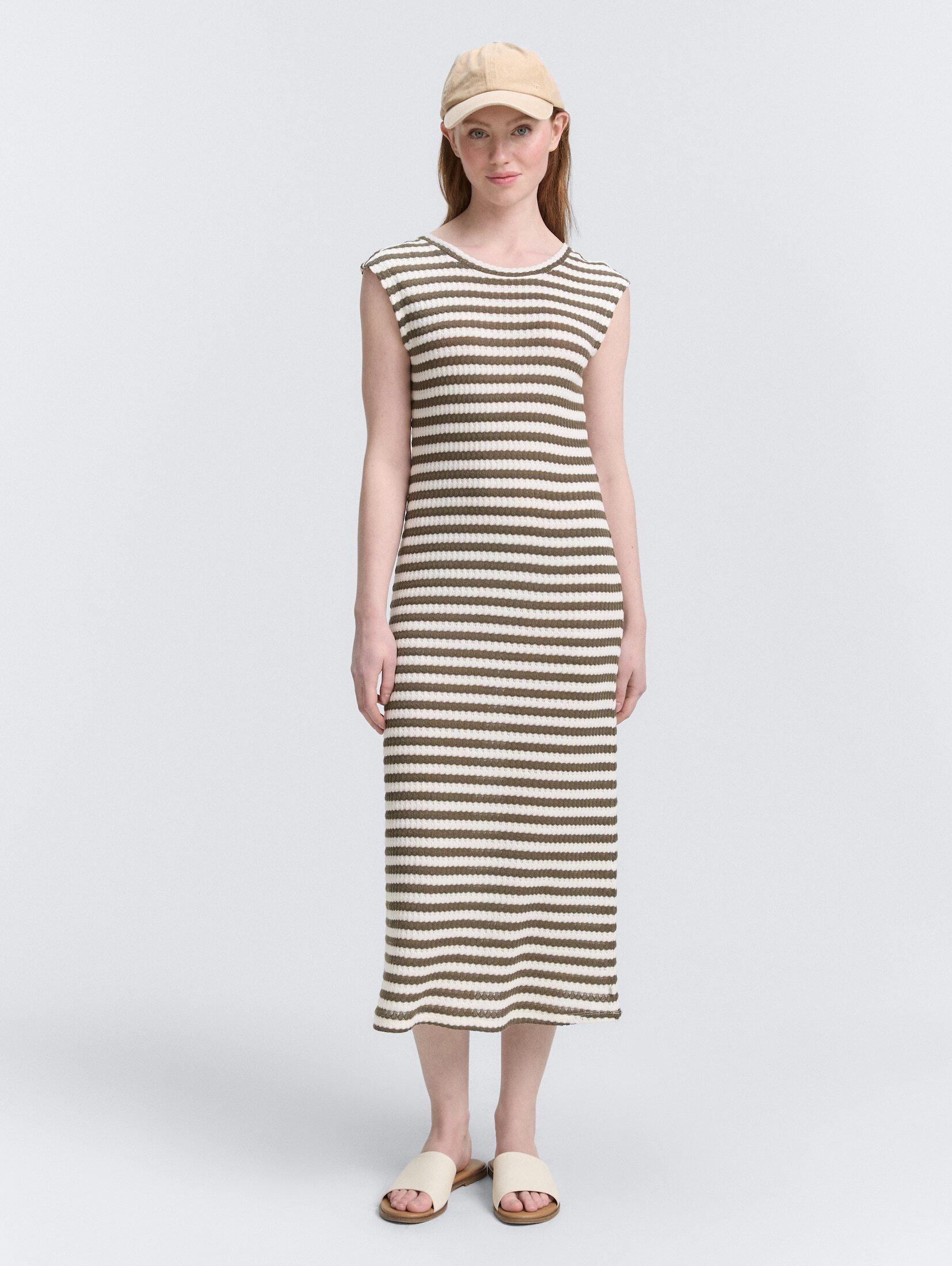 TOM TAILOR Denim Sommerkleid Midi-Kleid mit günstig online kaufen