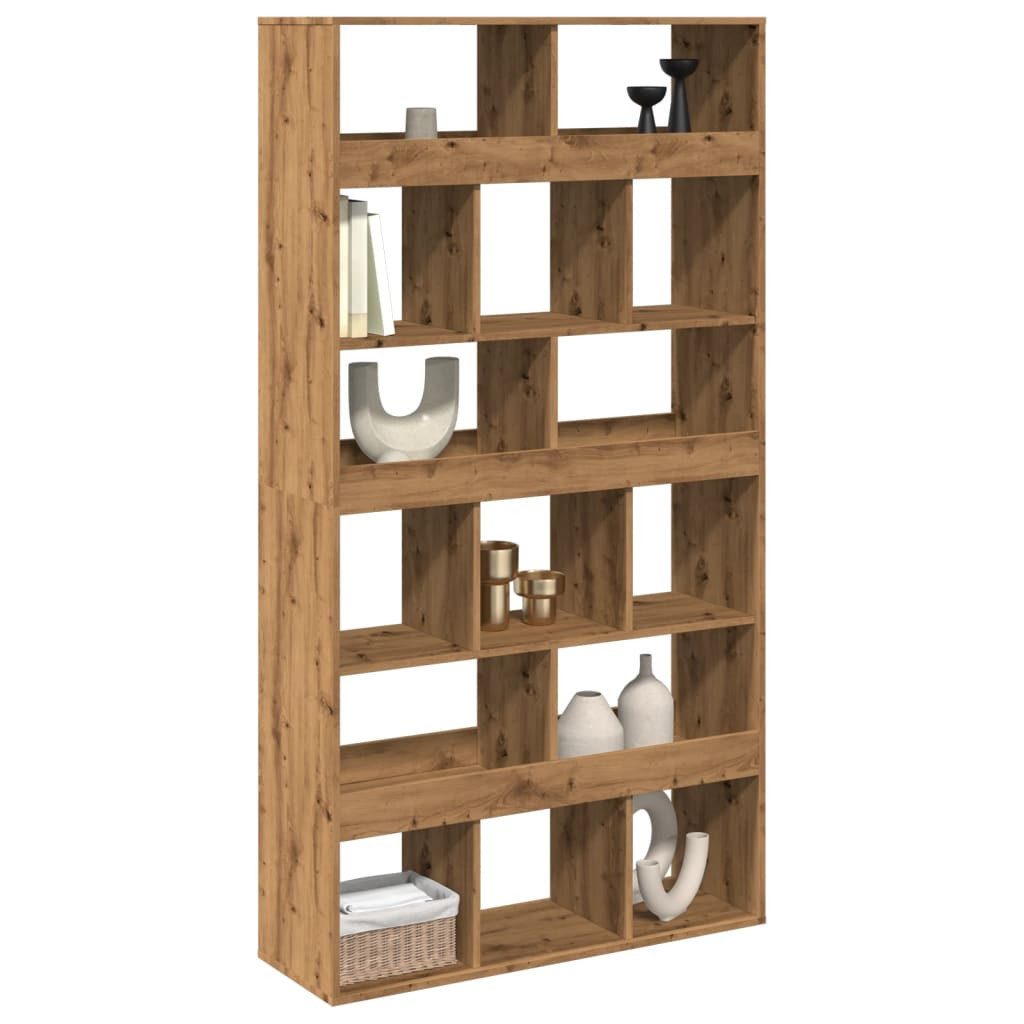 vidaXL Bücherregal Raumteiler Artisan-Eiche 100x33x187,5 cm günstig online kaufen