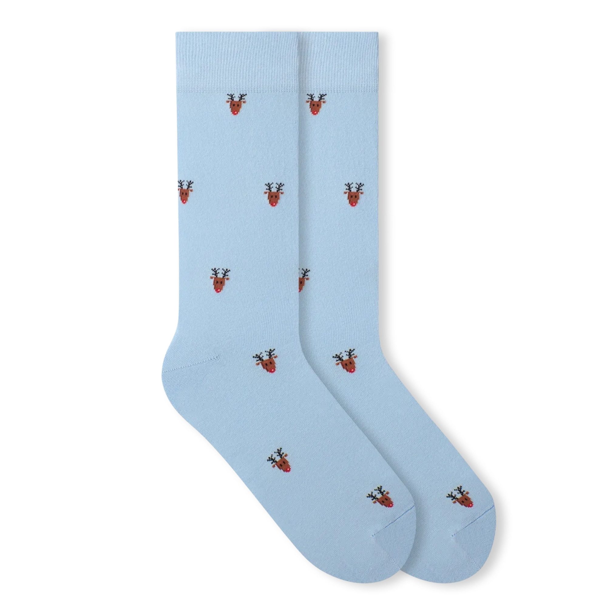 von Jungfeld Socken mit Weihnachtsmotiven Bio-Baumwolle 35-46 Unisex (1-Paar, 1 Paar) Weihnachtssocken für Damen und Herren aus Bio-Baumwolle