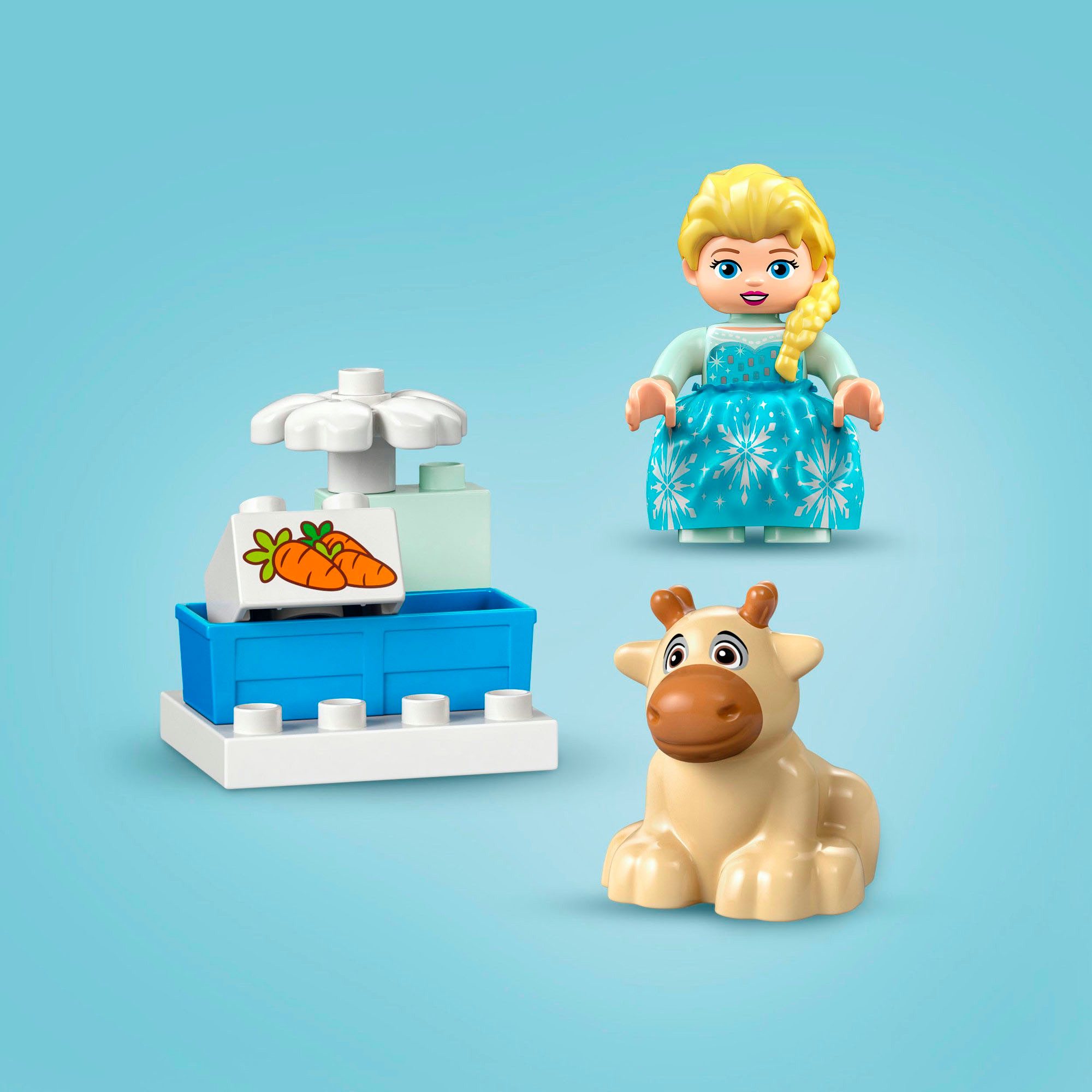 LEGO® Annas und Elsas Party im Eispalast (10455), LEGO DUPLO Disney Konstruktionsspielsteine, (54 St), Made in Europe – Bild 4 von 5