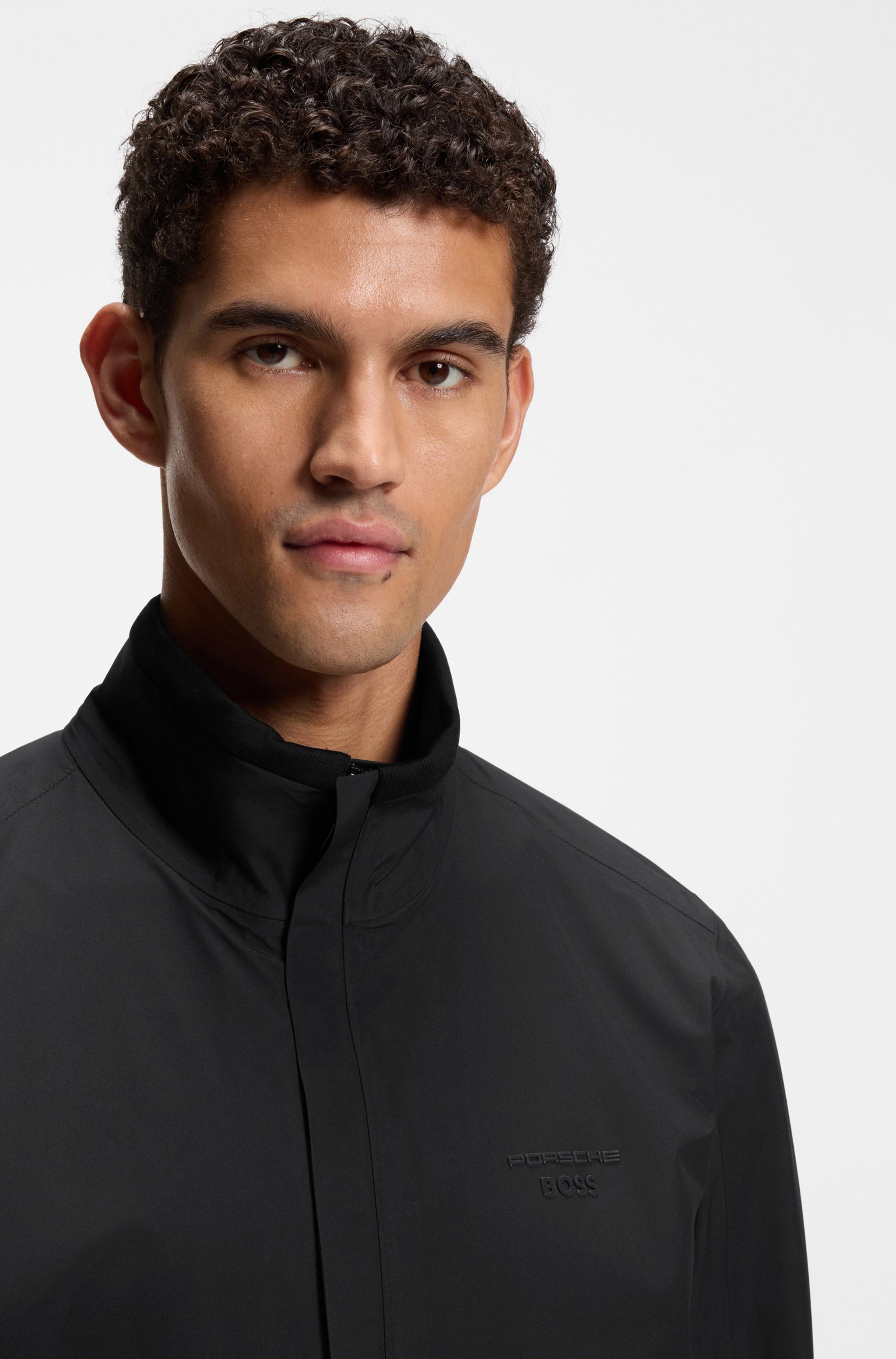 BOSS GREEN Softshelljacke Porsche Spirit 70 Capsule Collection Premium Herrenmode Limited, Funktionsjacke, wasserabweisend, winddicht