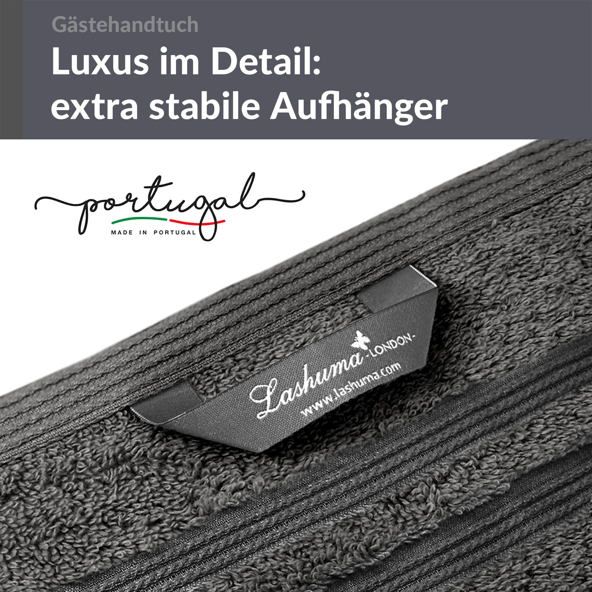 Lashuma Gästehandtücher London, Frottee (Spar-Set, 4-St), günstig online kaufen