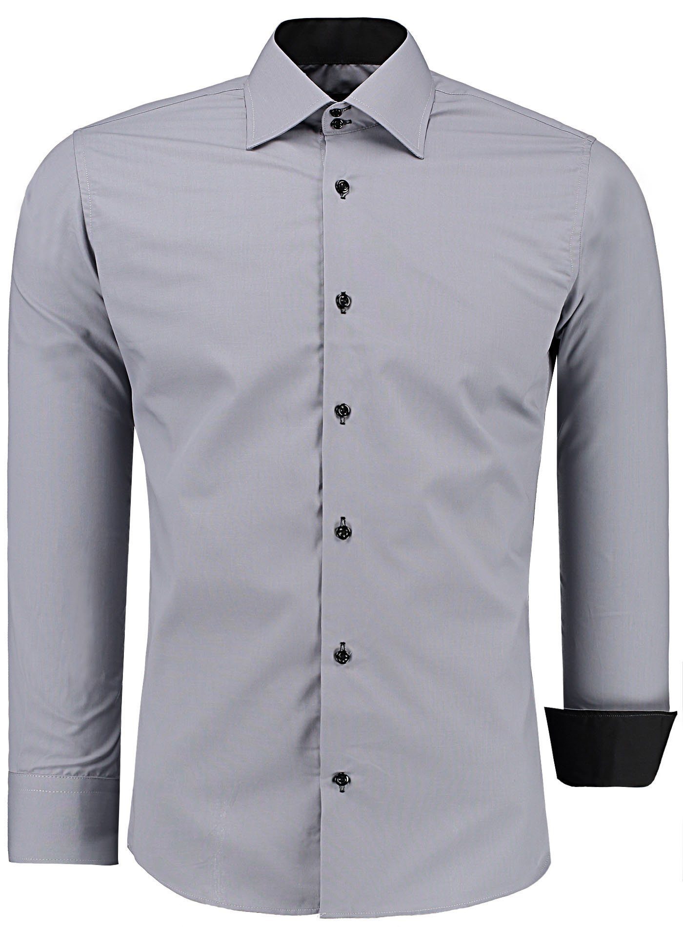 J'S FASHION Businesshemd JS12105 Slim Fit günstig online kaufen