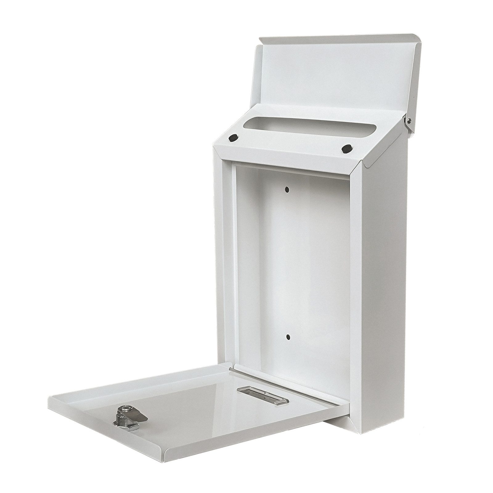 HTI-Living Briefkasten Briefkasten Amin Weiß (Stück, 1-St., 1 Briefkasten), zur Wandmontage
