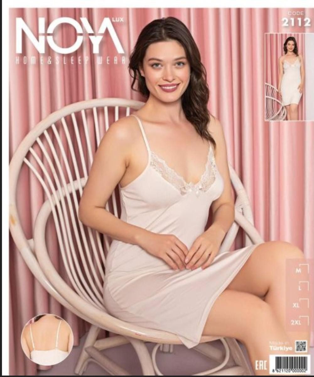 Selef Creation Schlafanzug Damen Nachthemd mit Spitze