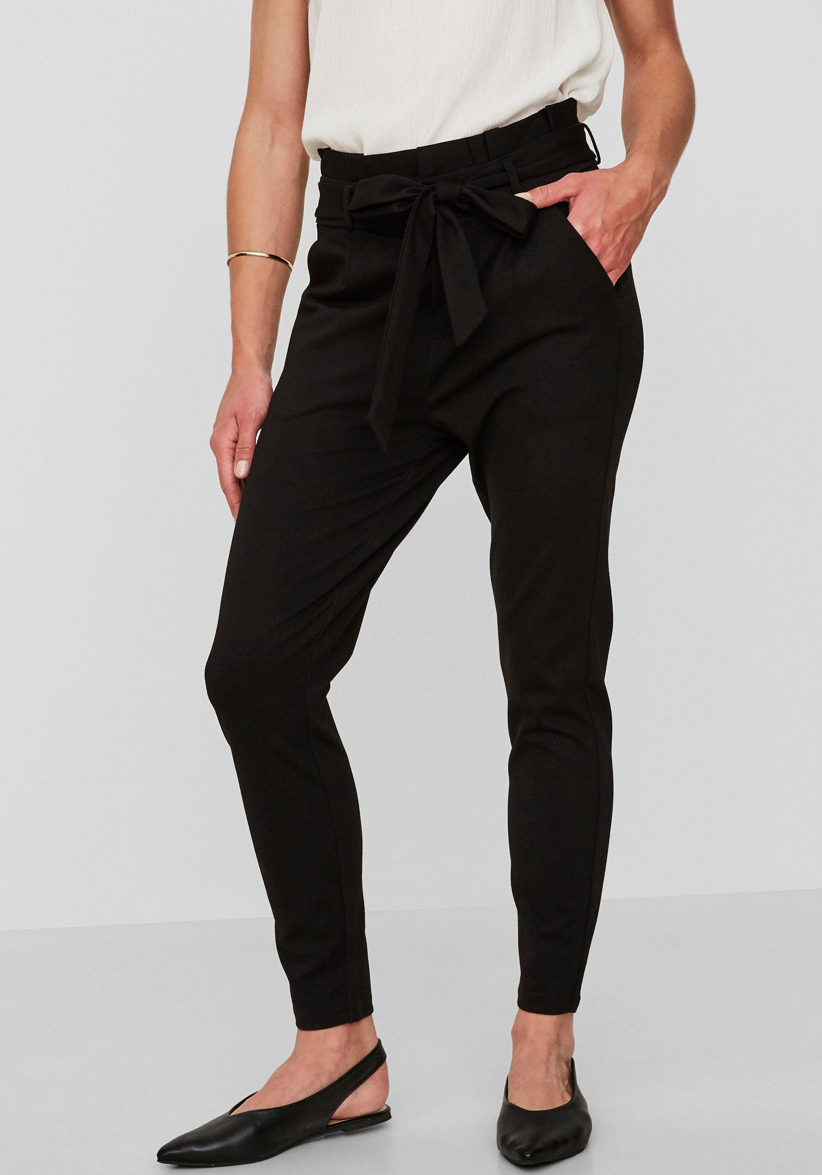 black Jogger PAPERBAG VMEVA Moda Vero Pants