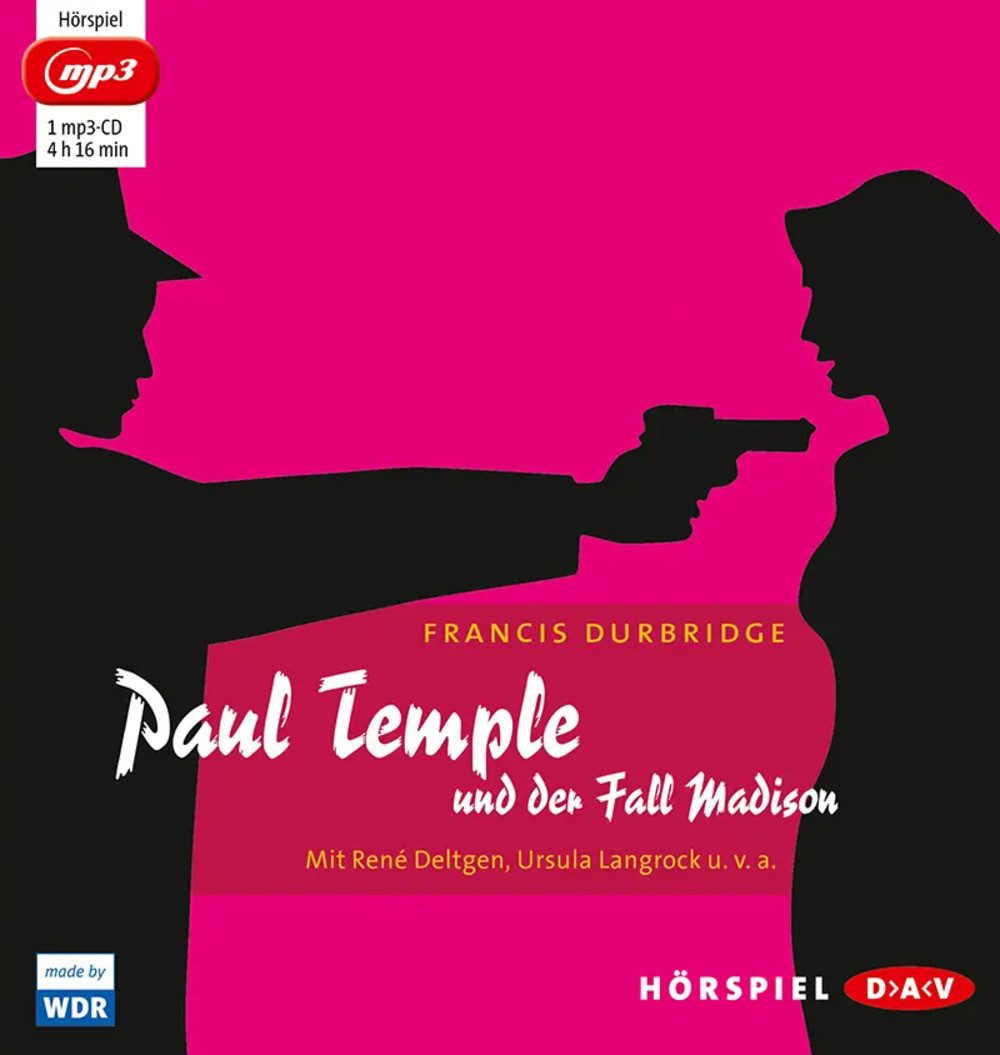 Hörspiel Paul Temple und der Fall Madison, 1 MP3-CD