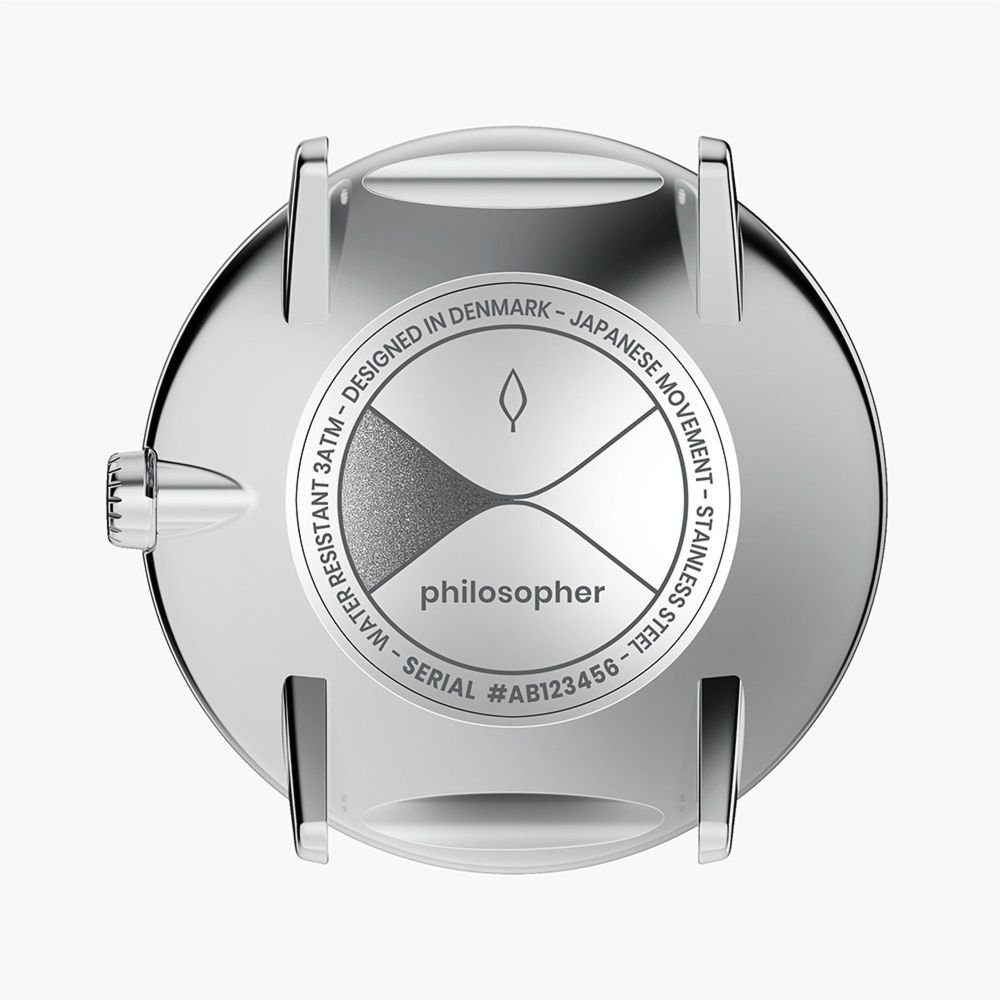 Nordgreen Quarzuhr nordgreen Herren Uhr PH40SILEDBXX Philosopher mit Datumsanzeige, (1-tlg)