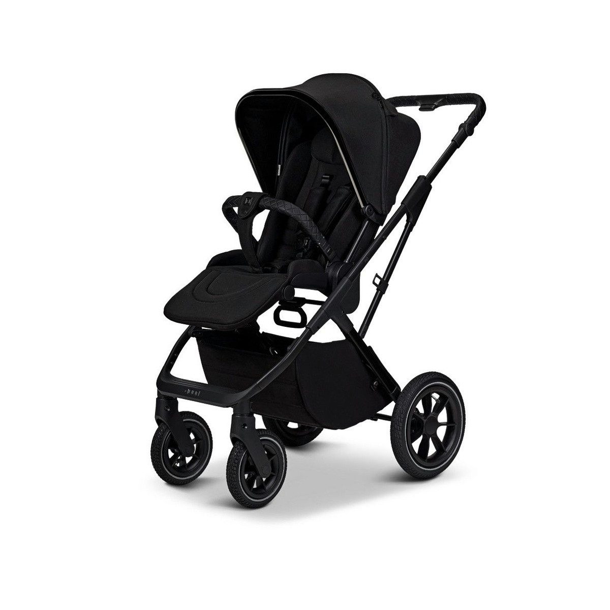 Moon Combi Stroller Moon Piu Onyx Black Collection 25 incl. Adapter
