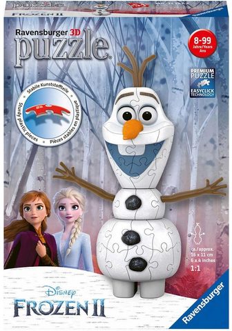 RAVENSBURGER 3D-Puzzle "Disney Frozen II- Olaf...