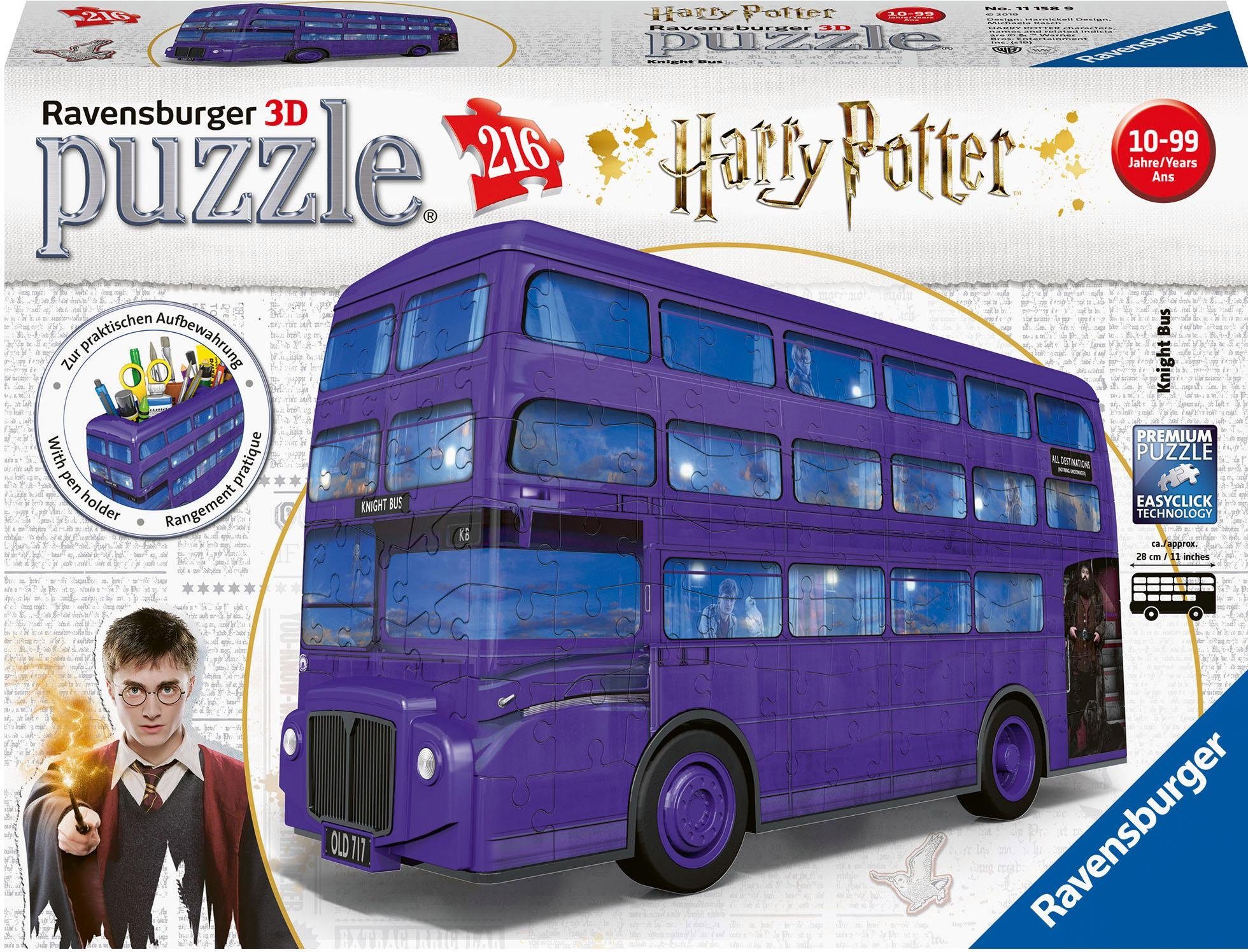 Ravensburger 3DPuzzle »Harry Potter Knight Bus«, 216 Teilig online kaufen OTTO