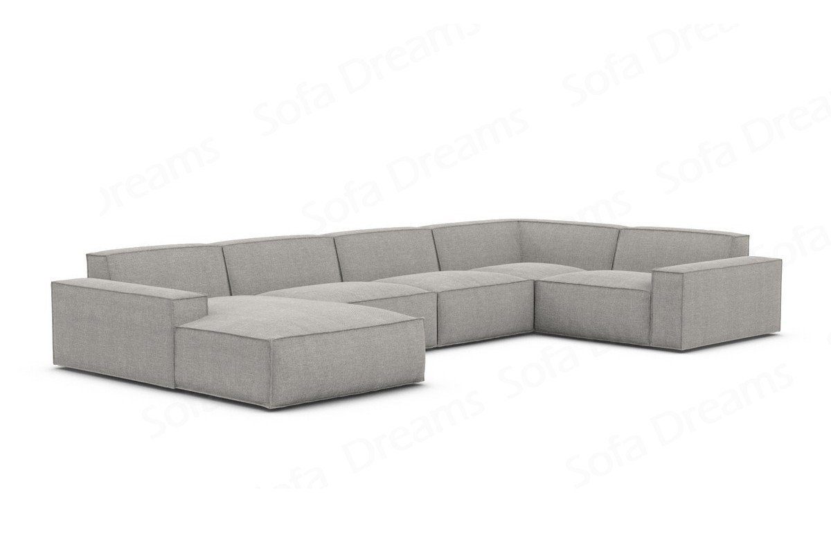 Sofa Dreams Wohnlandschaft Sofa Strukturstoff Polstersofa günstig online kaufen