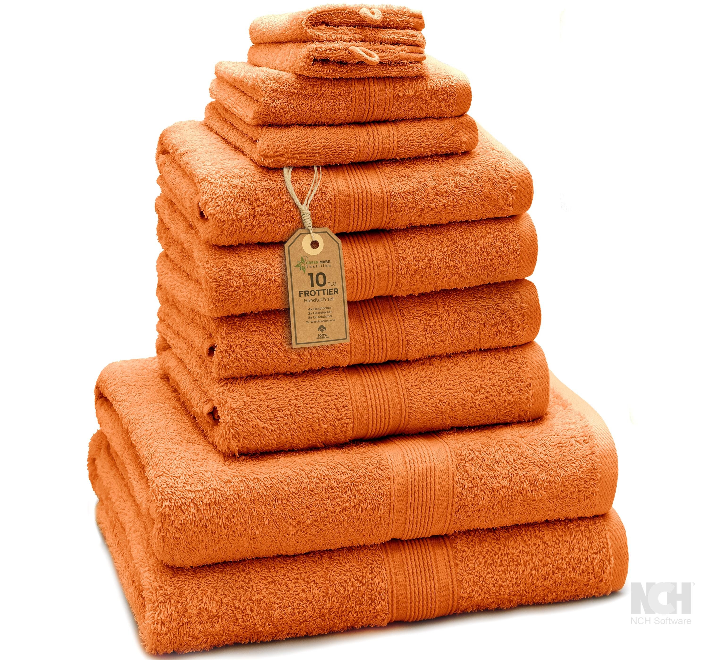 NatureMark Handtuch Set 10 tlg. Frottier günstig online kaufen