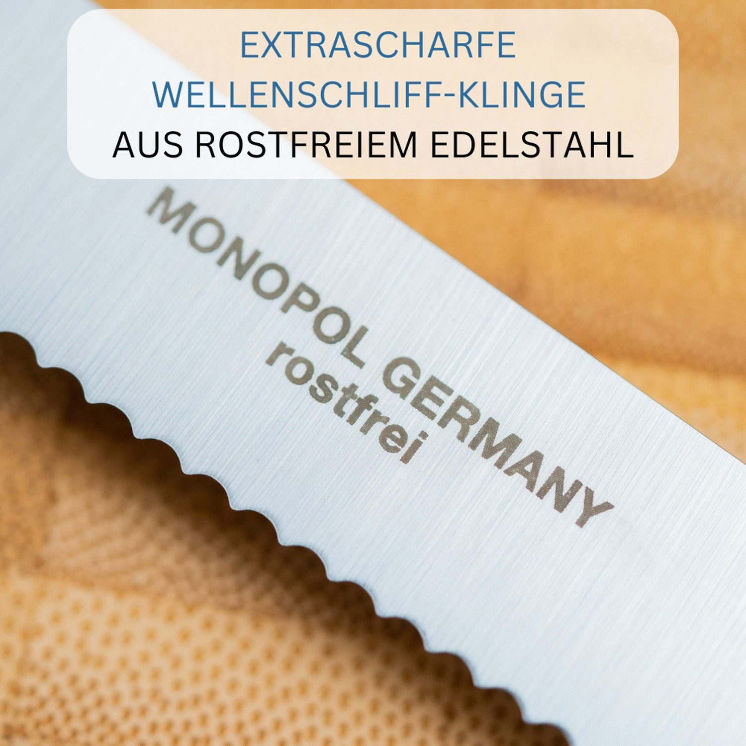 WESTMARK Allzweckmesser 2 Stk., »Profi« Monopol Edition, Vespermesser, Made in Germany, sehr scharf