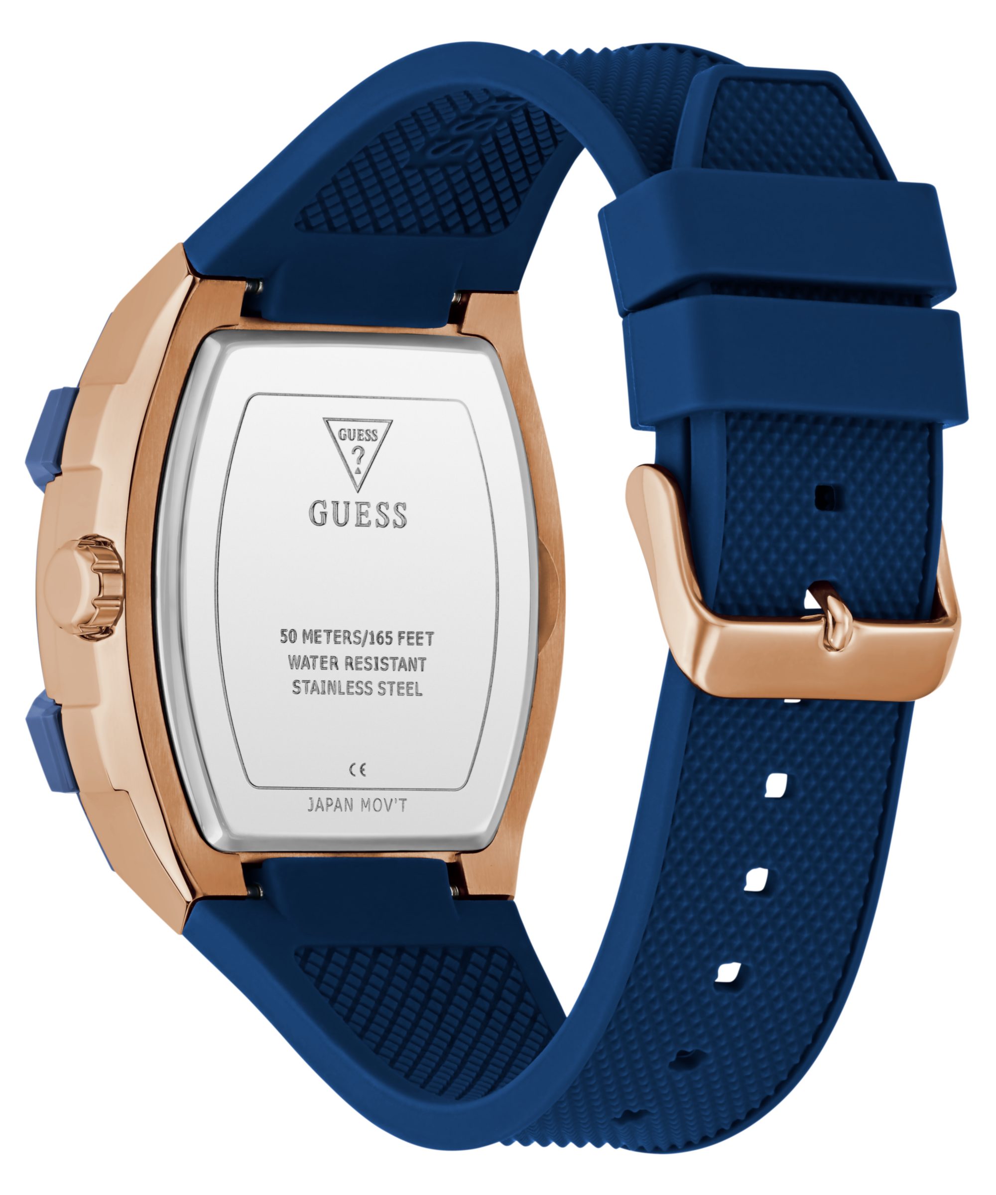 Guess Multifunktionsuhr PHOENIX GW0956G4, Quarzuhr, Armbanduhr, Herrenuhr, Silikonarmband, Datum