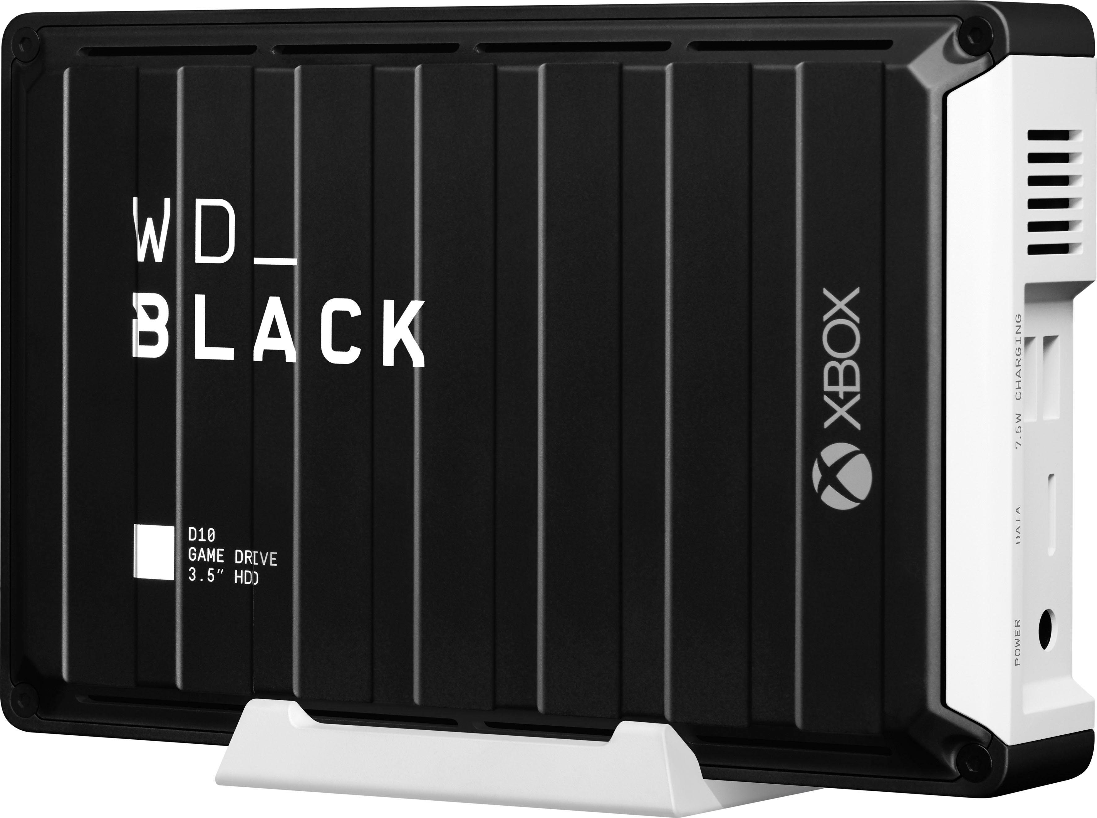 WD_Black D10 Game Drive XBOX externe Gaming-Festplatte (12 TB) 3,5" 250 MB/S Lesegeschwindigkeit