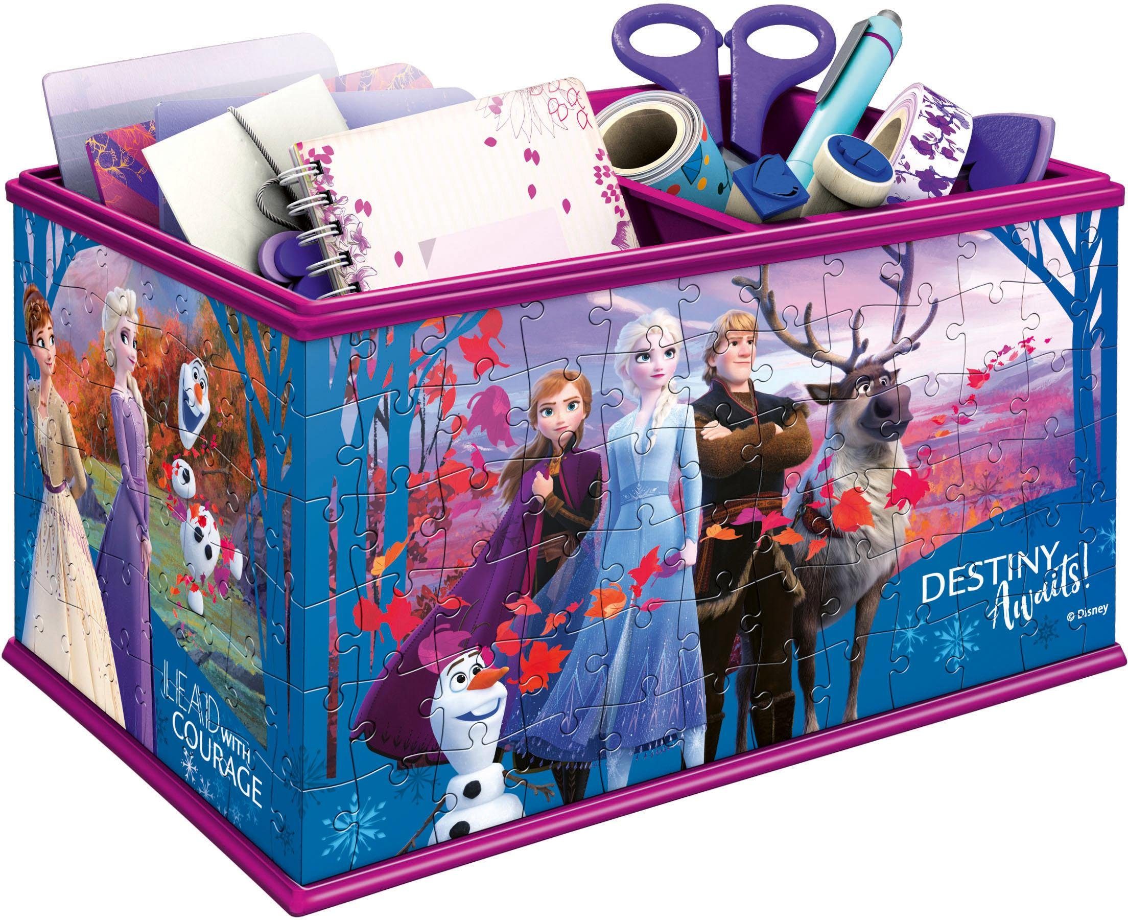Image of Ravensburger 3D-Puzzle »Disney Frozen II- Aufbewahrungsbox«, 216 Puzzleteile, Made in Europe, FSC® - schützt Wald - weltweit