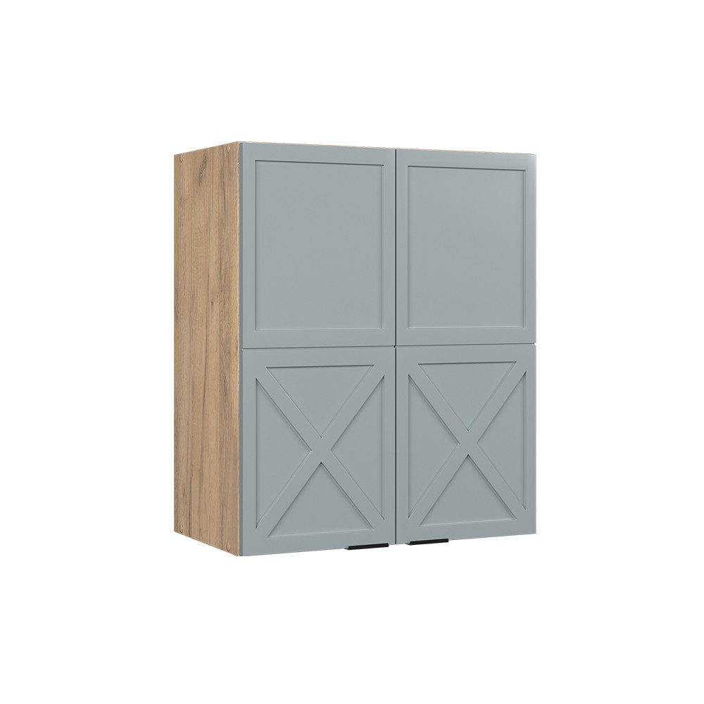 Vicco Hängeschrank Fame-Line, Hellblau-grau/Goldkraft Eiche, 60 günstig online kaufen