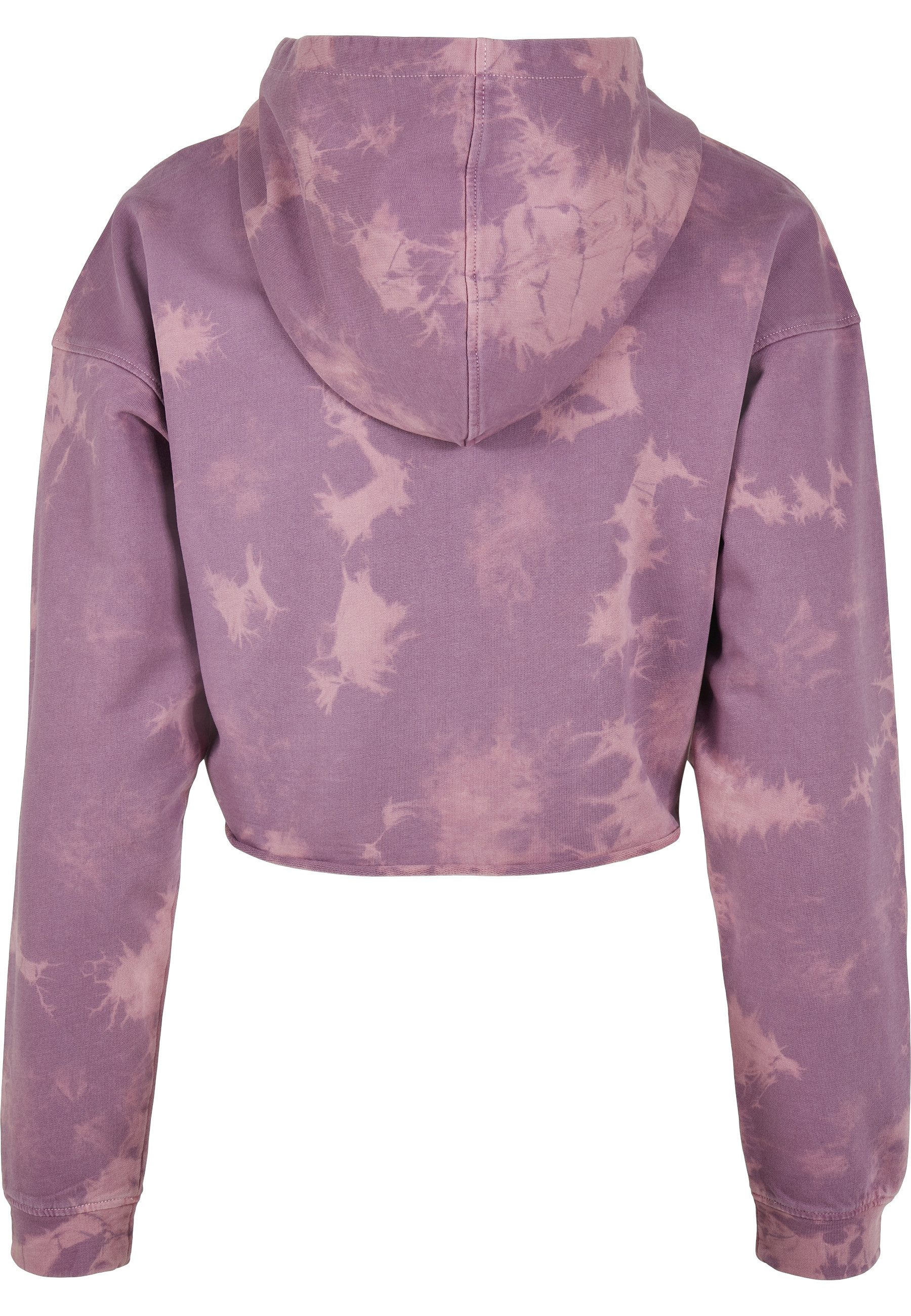 URBAN CLASSICS Kapuzenpullover Urban Classics Damen Ladies Oversized Short Bleached Hoody (1-tlg)