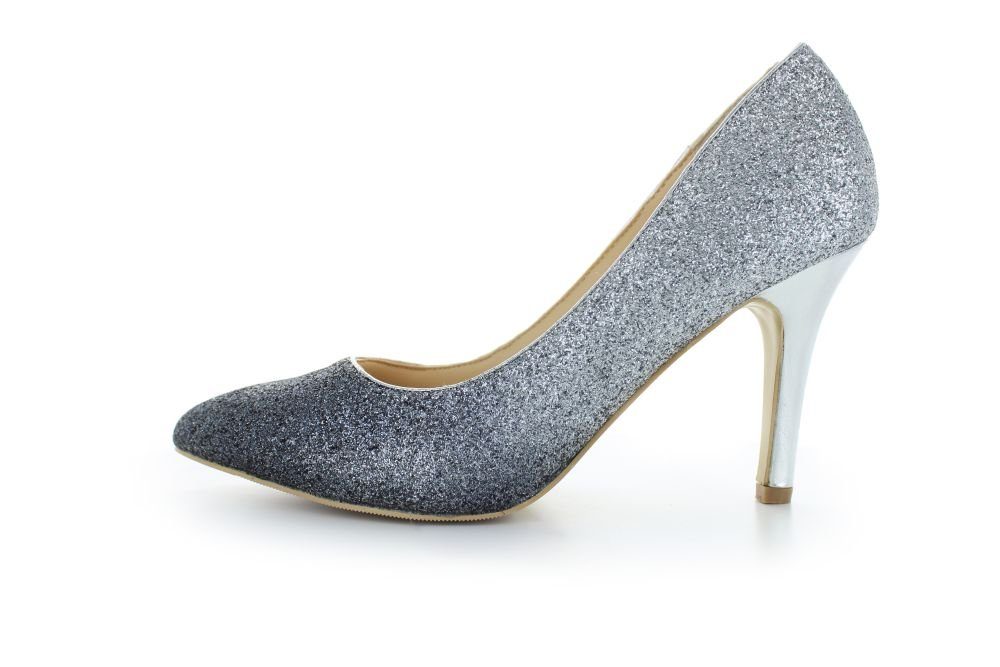 White Lady 827 Glitter Pumps mit Farbverlauf Pumps