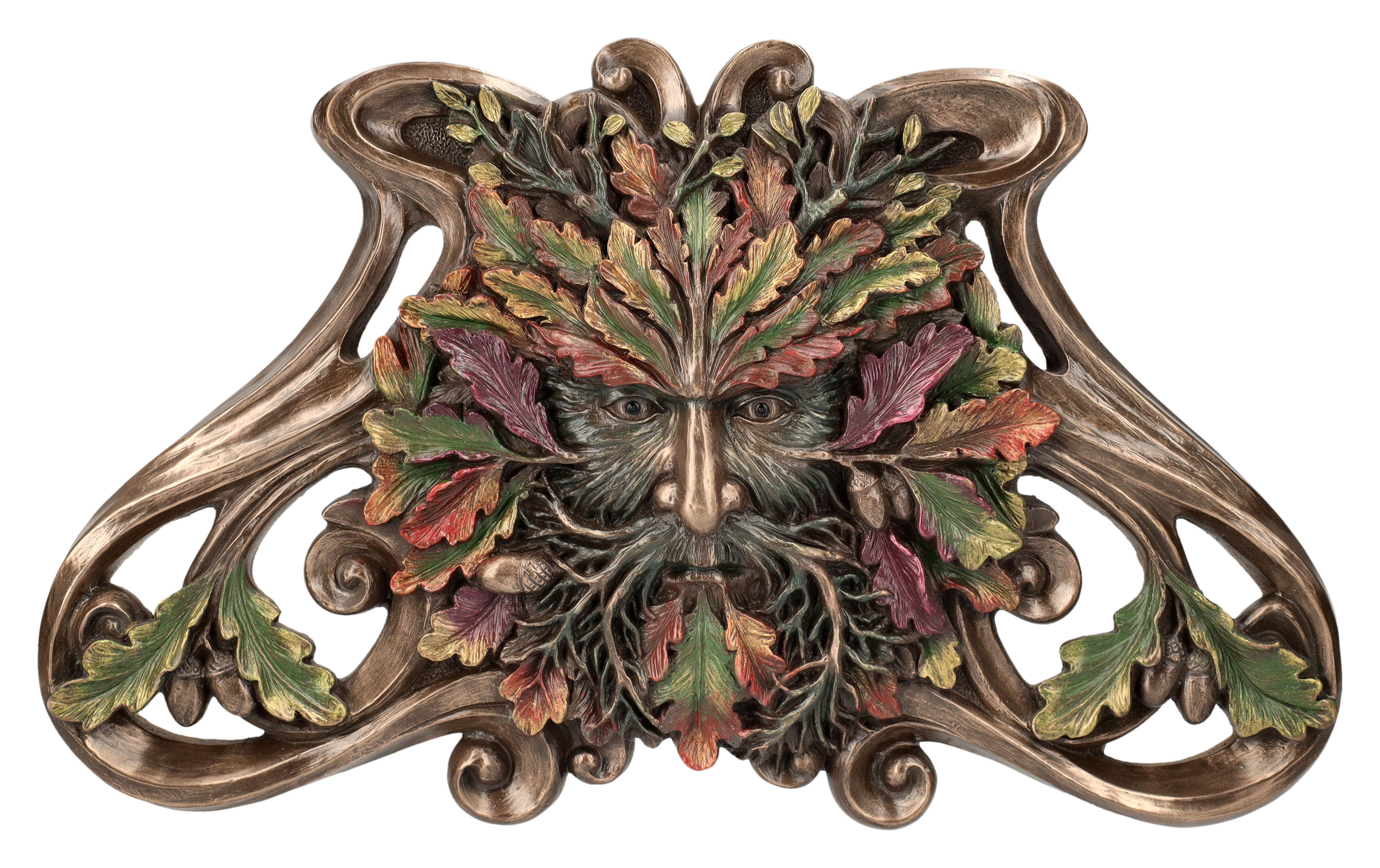 Wanddekoobjekt Wandrelief - Greenman Herbst - Fantasy Wanddekoobjekt - Veronese